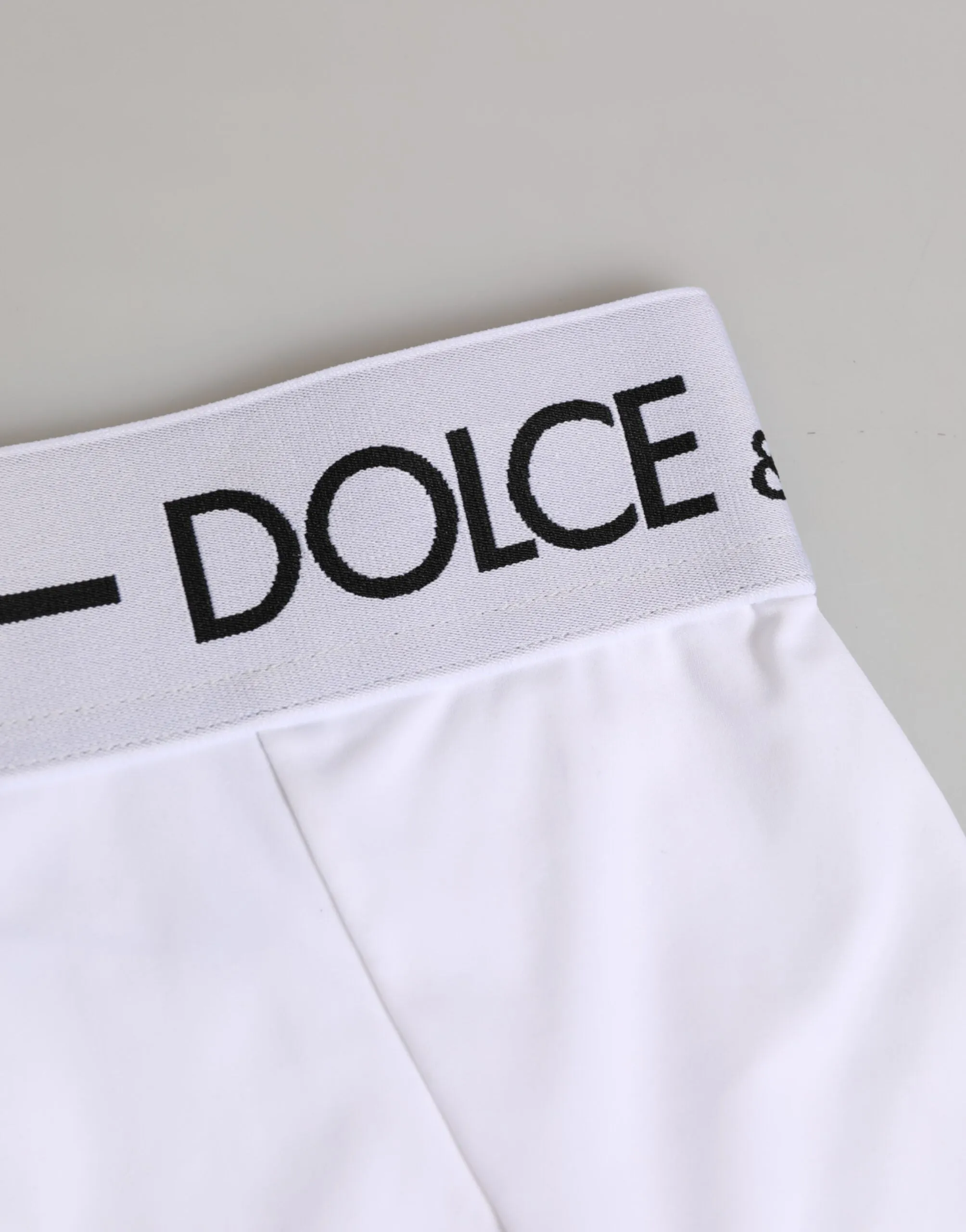 Dolce & Gabbana White Nylon Logo Waistband Coulotte Underwear sold by Siebentaschen product image thumbnail 3