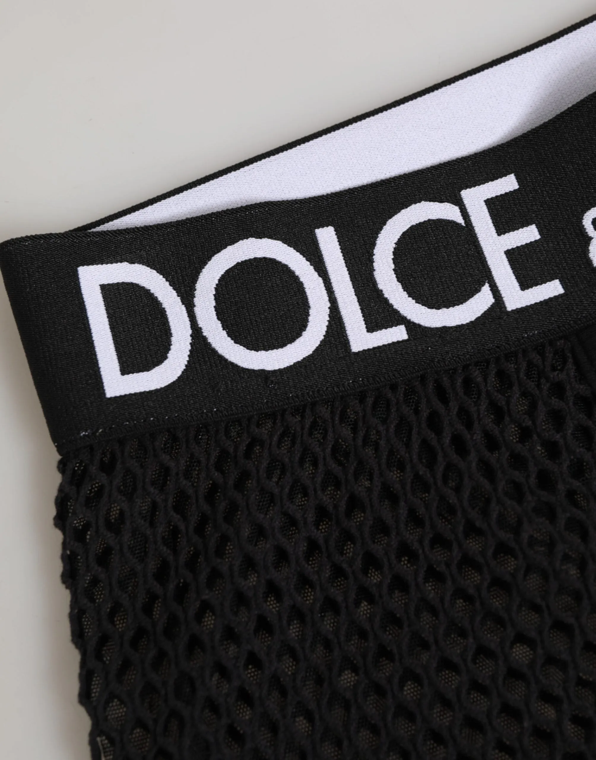 Dolce & Gabbana Black Cotton Logo Shorts Midi Trouser Underwear sold by Siebentaschen product image thumbnail 3