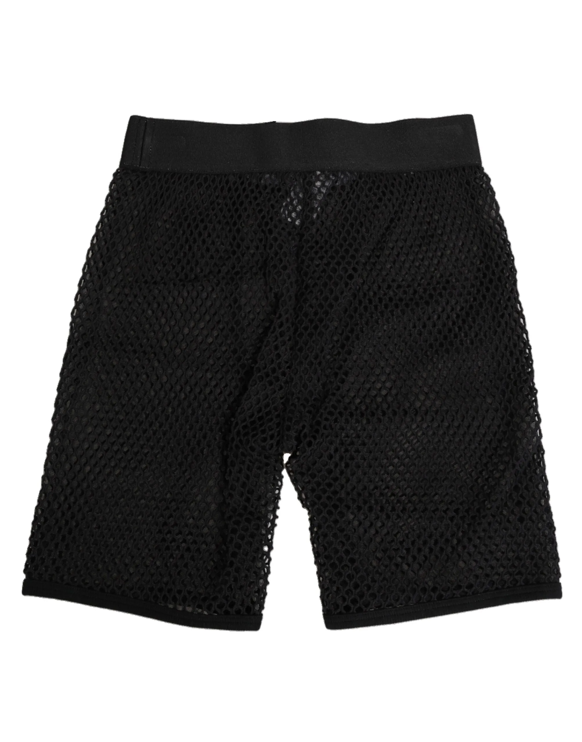 Dolce & Gabbana Black Cotton Logo Shorts Midi Trouser Underwear sold by Siebentaschen product image thumbnail 4