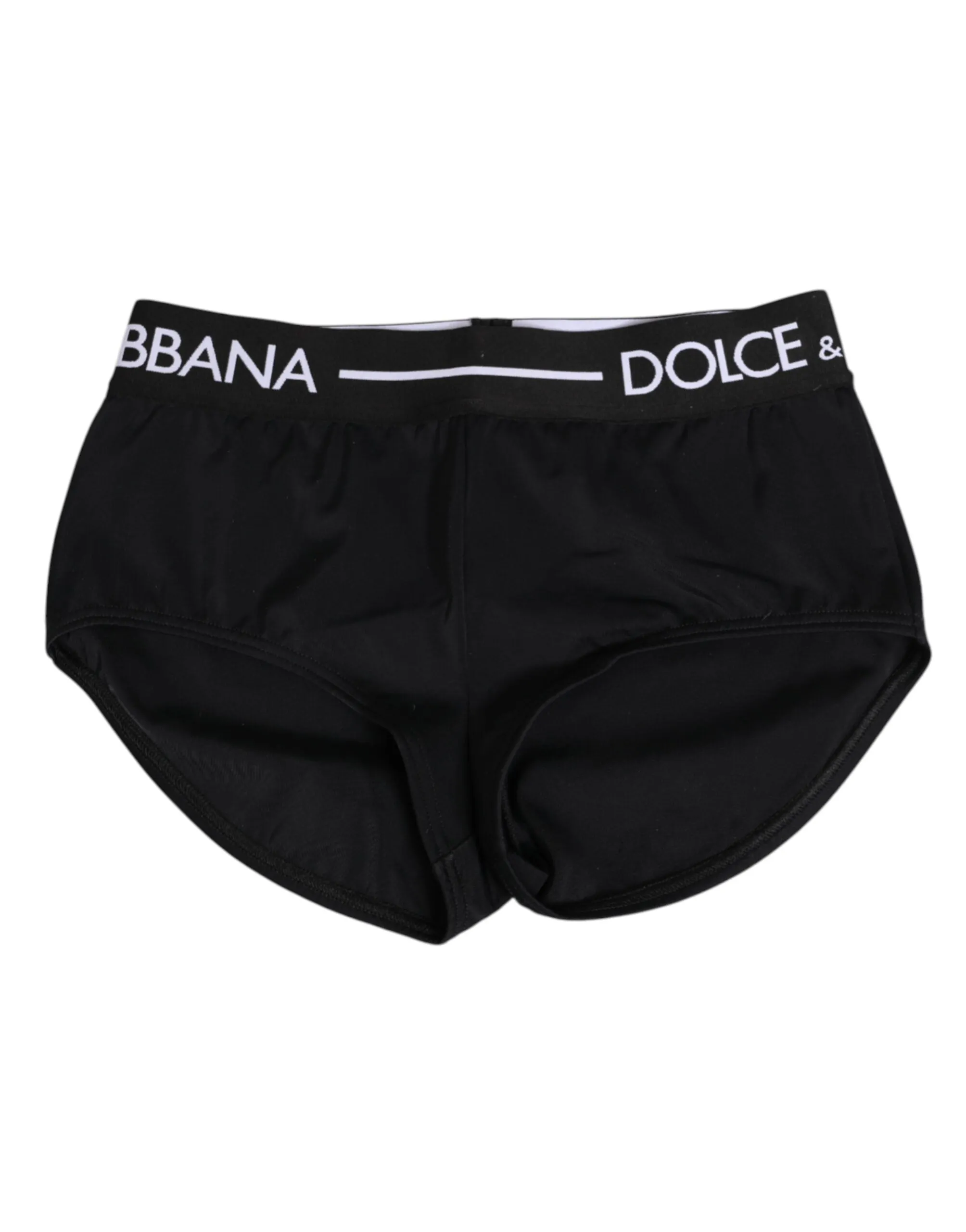Dolce & Gabbana Black Nylon Logo Waistband Shorts Underwear sold by Siebentaschen product image thumbnail 2
