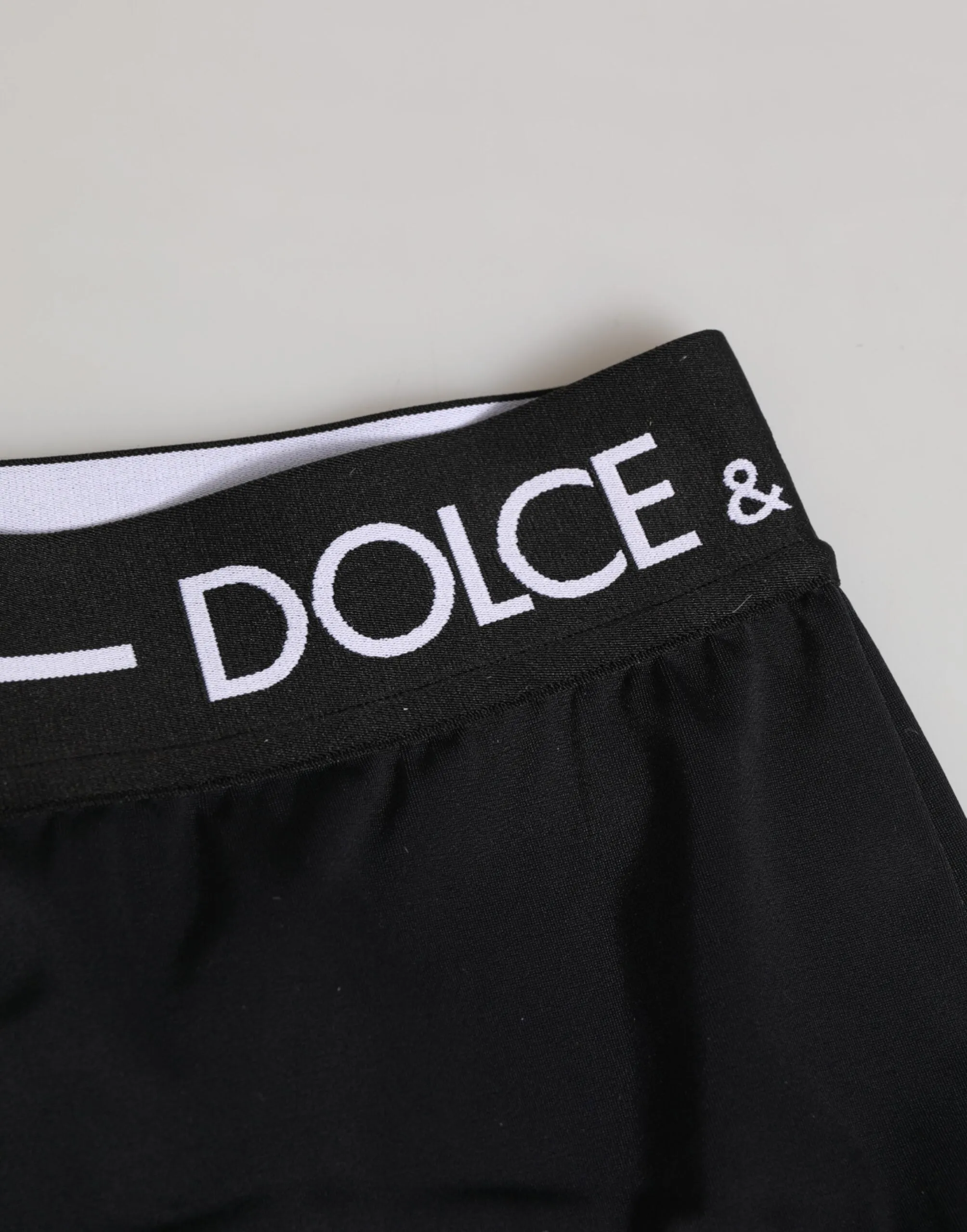 Dolce & Gabbana Black Nylon Logo Waistband Shorts Underwear sold by Siebentaschen product image thumbnail 3