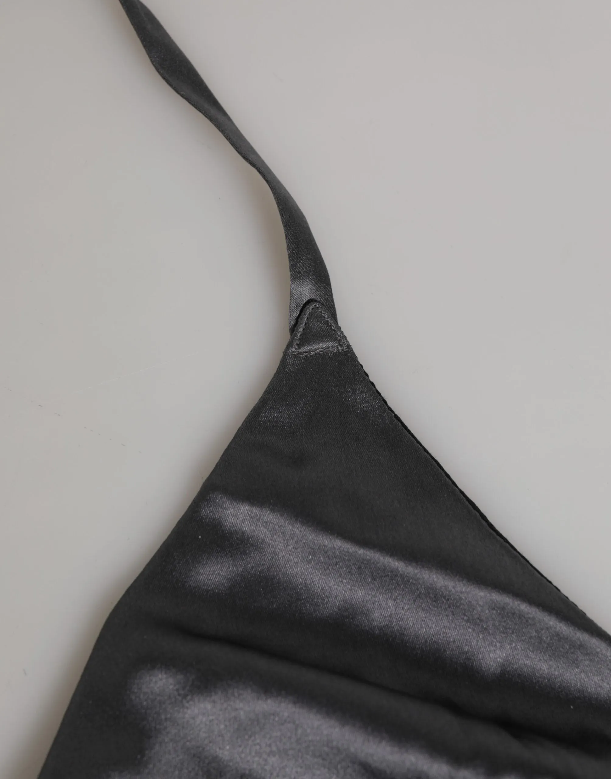 Dolce & Gabbana Black Silk Satin Triangle Soft Cup Underwear sold by Siebentaschen product image thumbnail 3