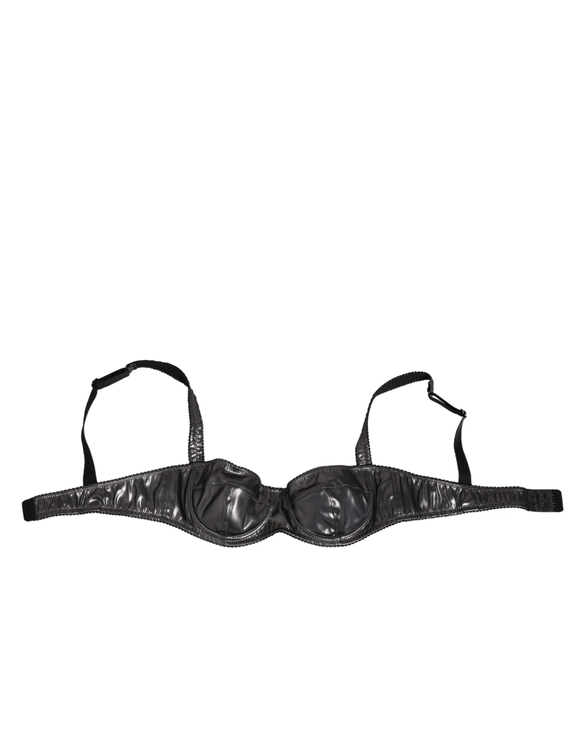 Dolce & Gabbana Black Acetate Stretch Balconette Bra Underwear sold by Siebentaschen