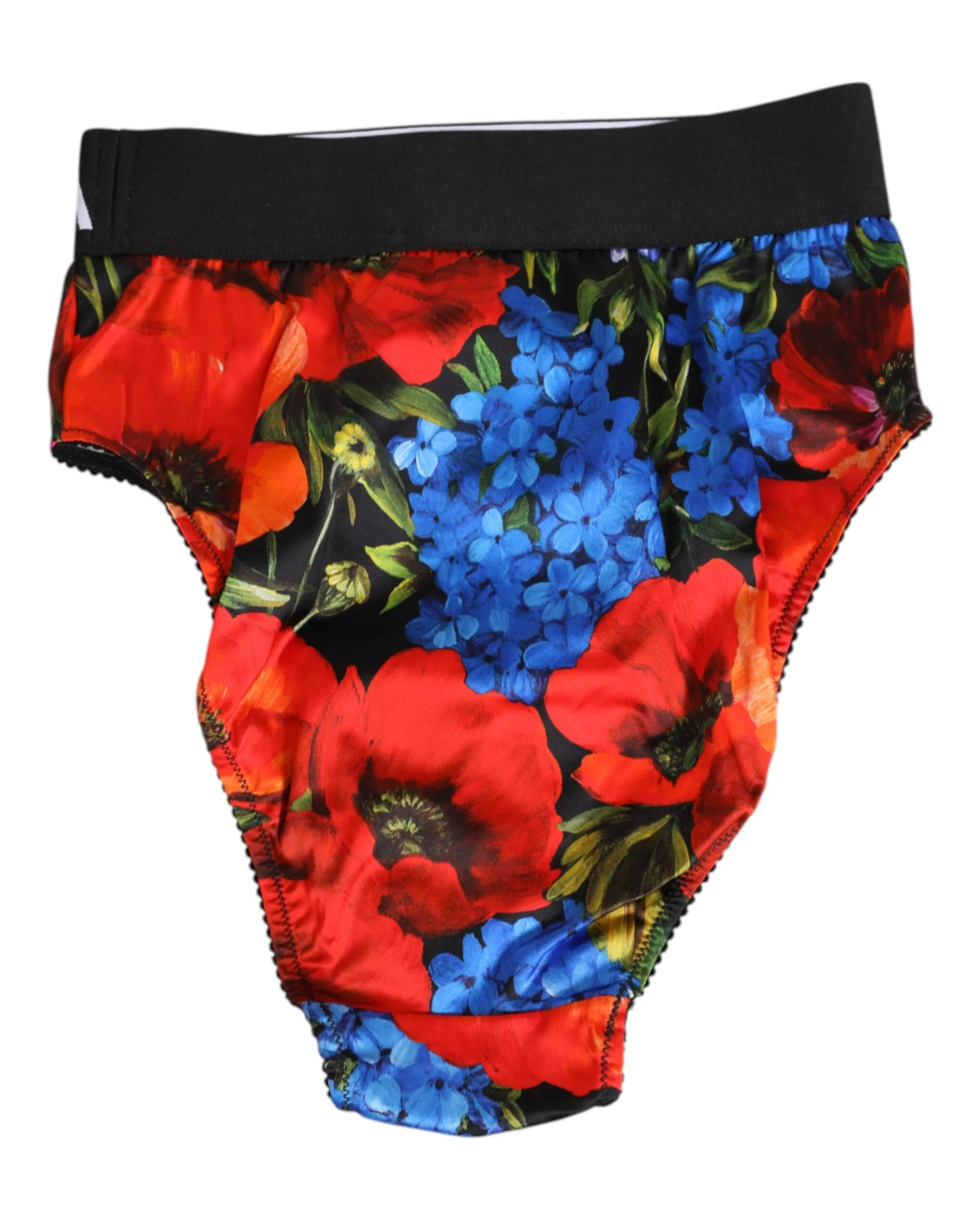 Dolce & Gabbana Multicolor Floral Print High Waist Panty Underwear sold by Siebentaschen product image thumbnail 5