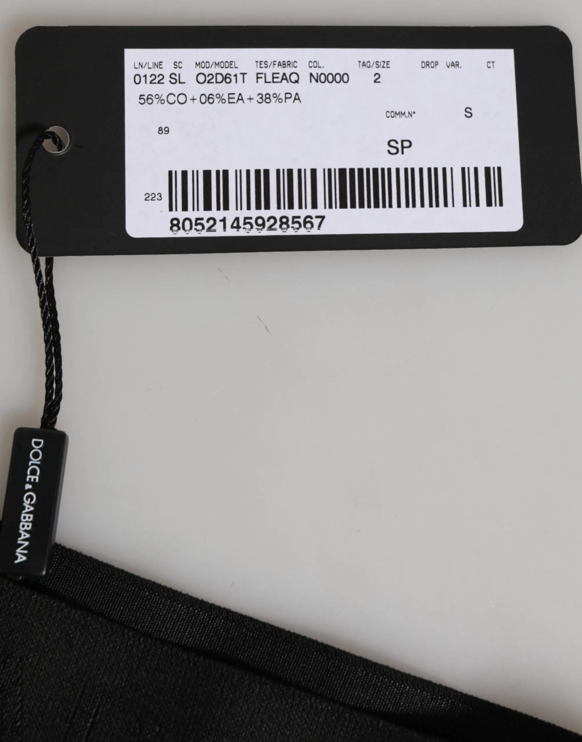 Dolce & Gabbana Black DG Logo Lace High Brief Panty Underwear sold by Siebentaschen product image thumbnail 5