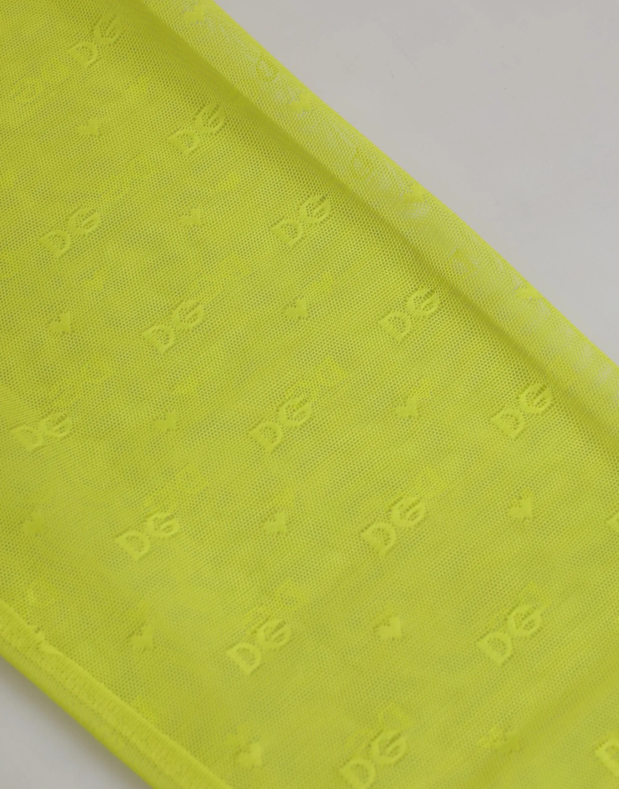 Dolce & Gabbana Neon Green Nylon Logo Lace Leggings Pants Underwear sold by Siebentaschen product image thumbnail 5