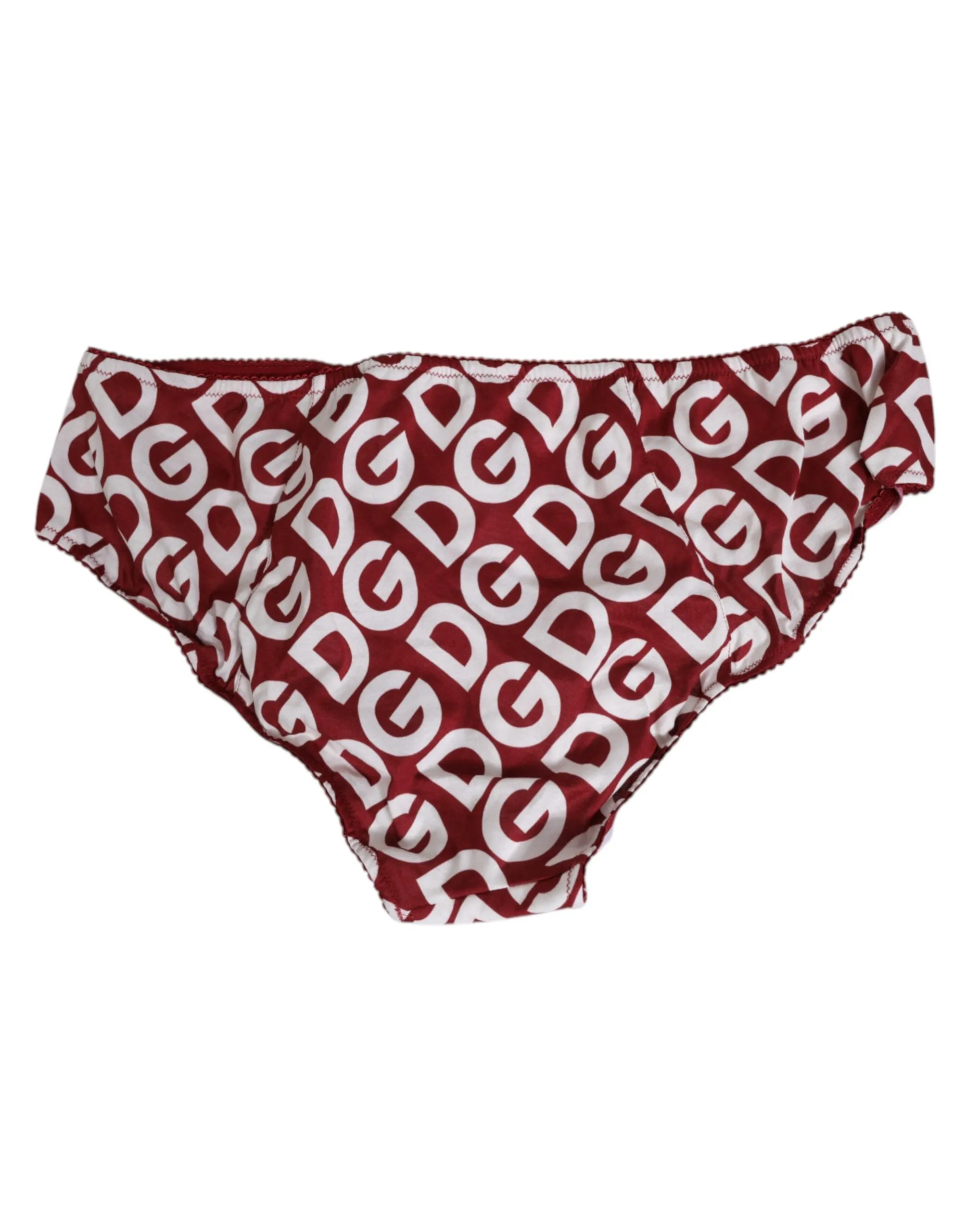 Dolce & Gabbana Bordeaux DG Logo Slip Bottom Brief Underwear sold by Siebentaschen product image thumbnail 5