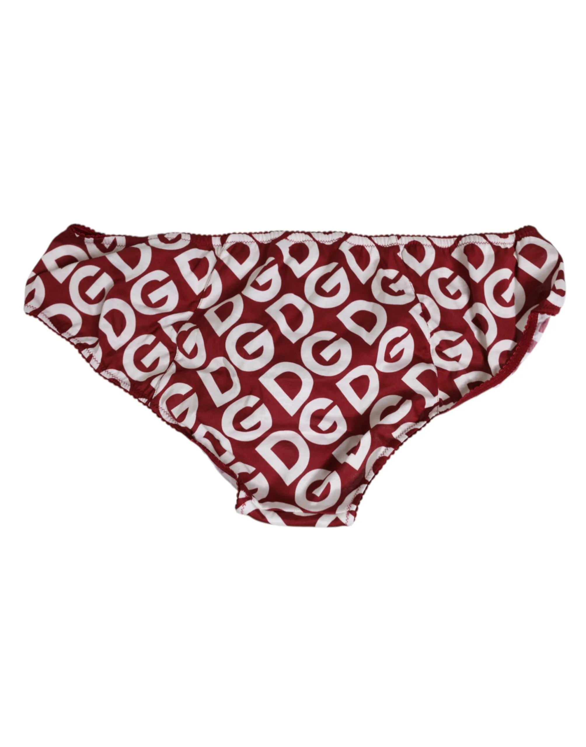 Dolce & Gabbana Bordeaux DG Logo Slip Bottom Brief Underwear sold by Siebentaschen product image thumbnail 5