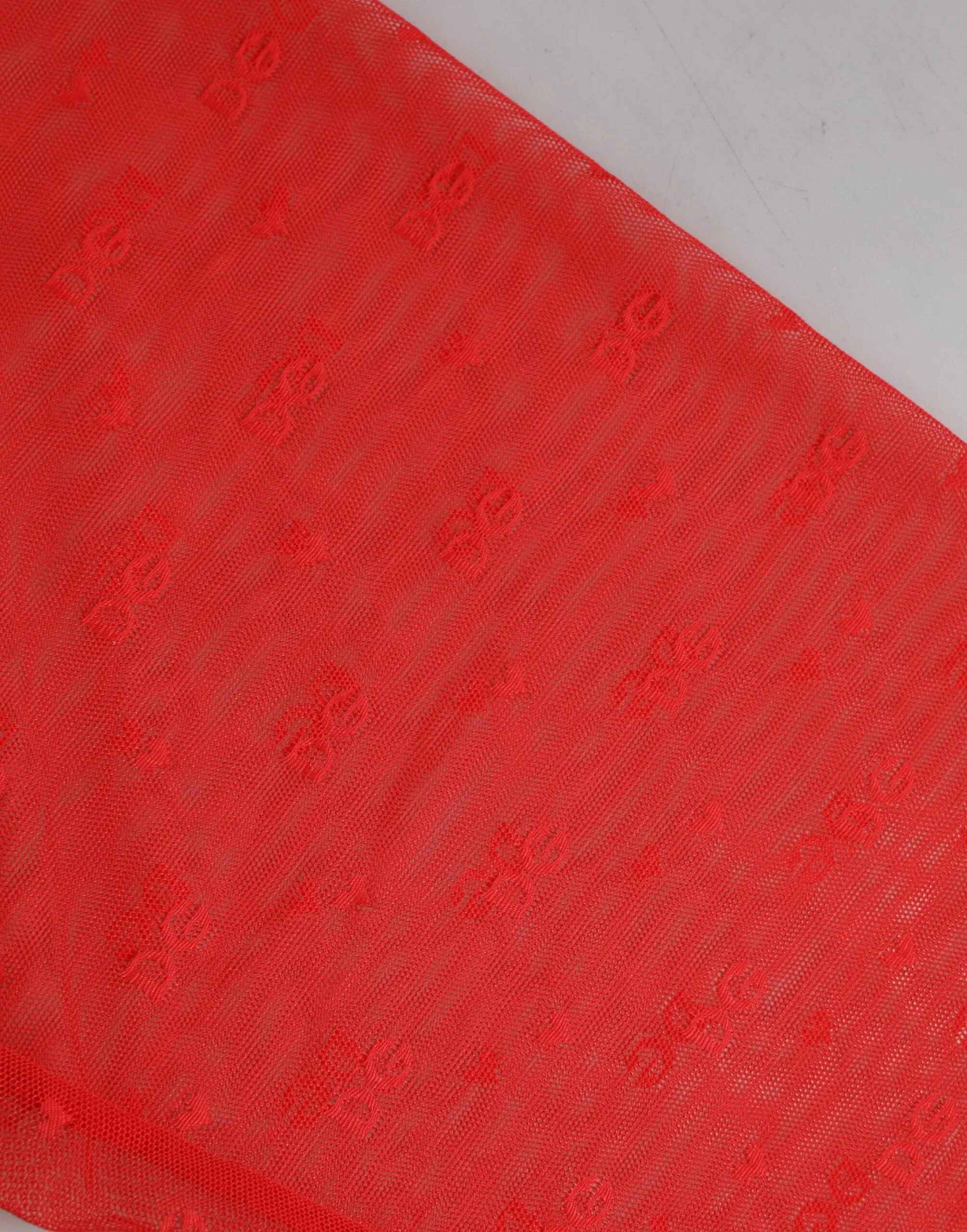 Dolce & Gabbana Red Logo Lace Tight Midi Trousers Underwear sold by Siebentaschen product image thumbnail 5