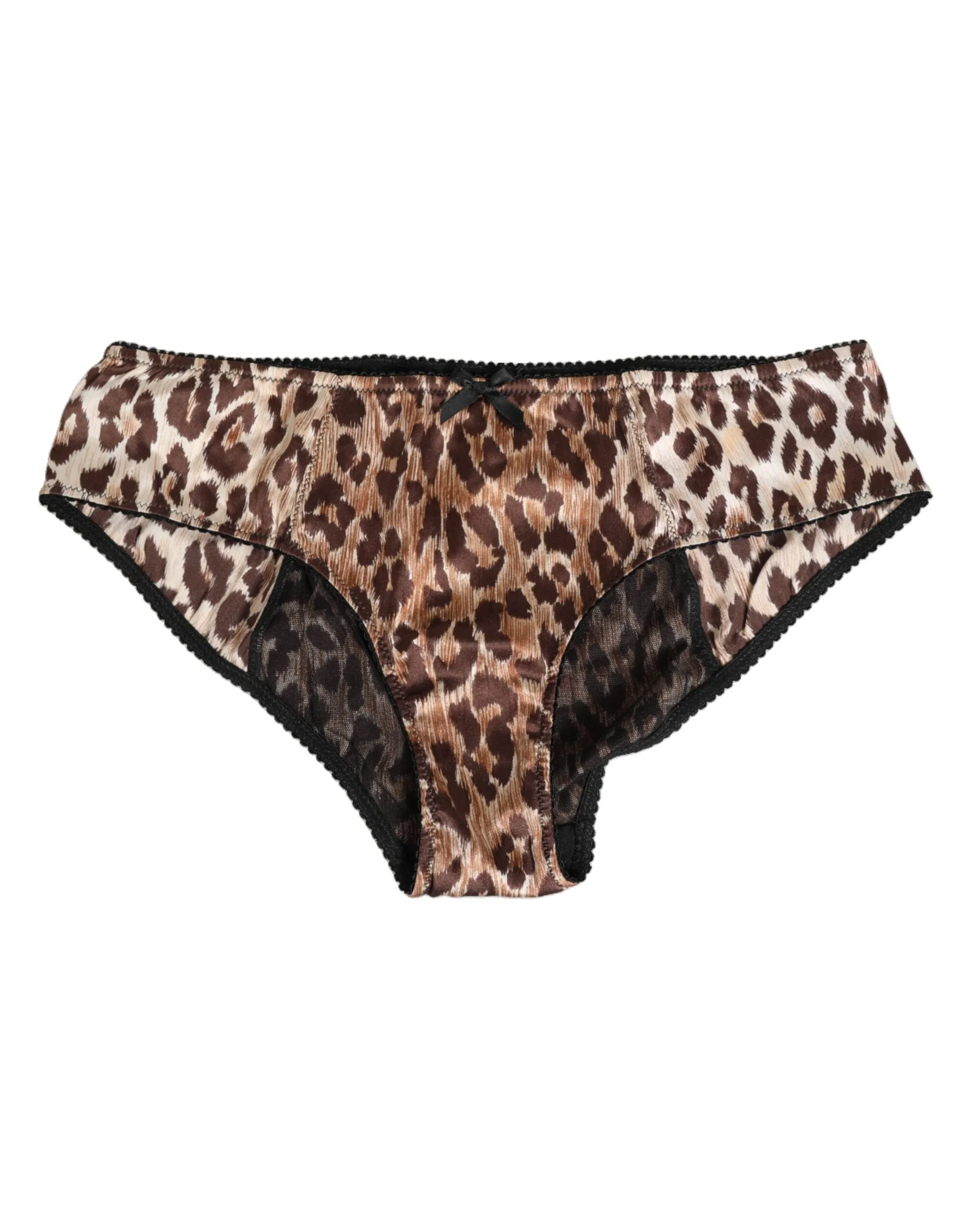 Dolce & Gabbana Multicolor Leopard Print Girdle Panty Underwear sold by Siebentaschen