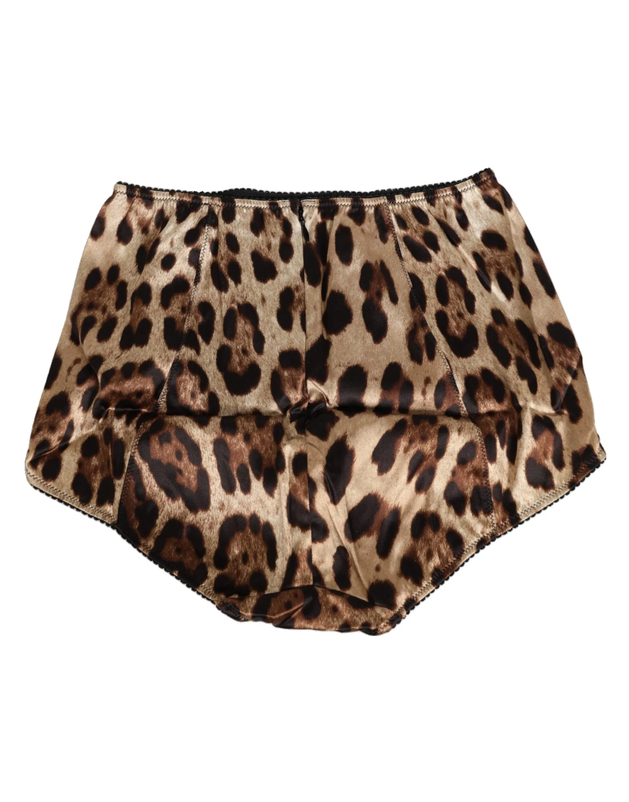 Dolce & Gabbana Multicolor Leopard Silk High Waist Girdle Underwear sold by Siebentaschen product image thumbnail 4