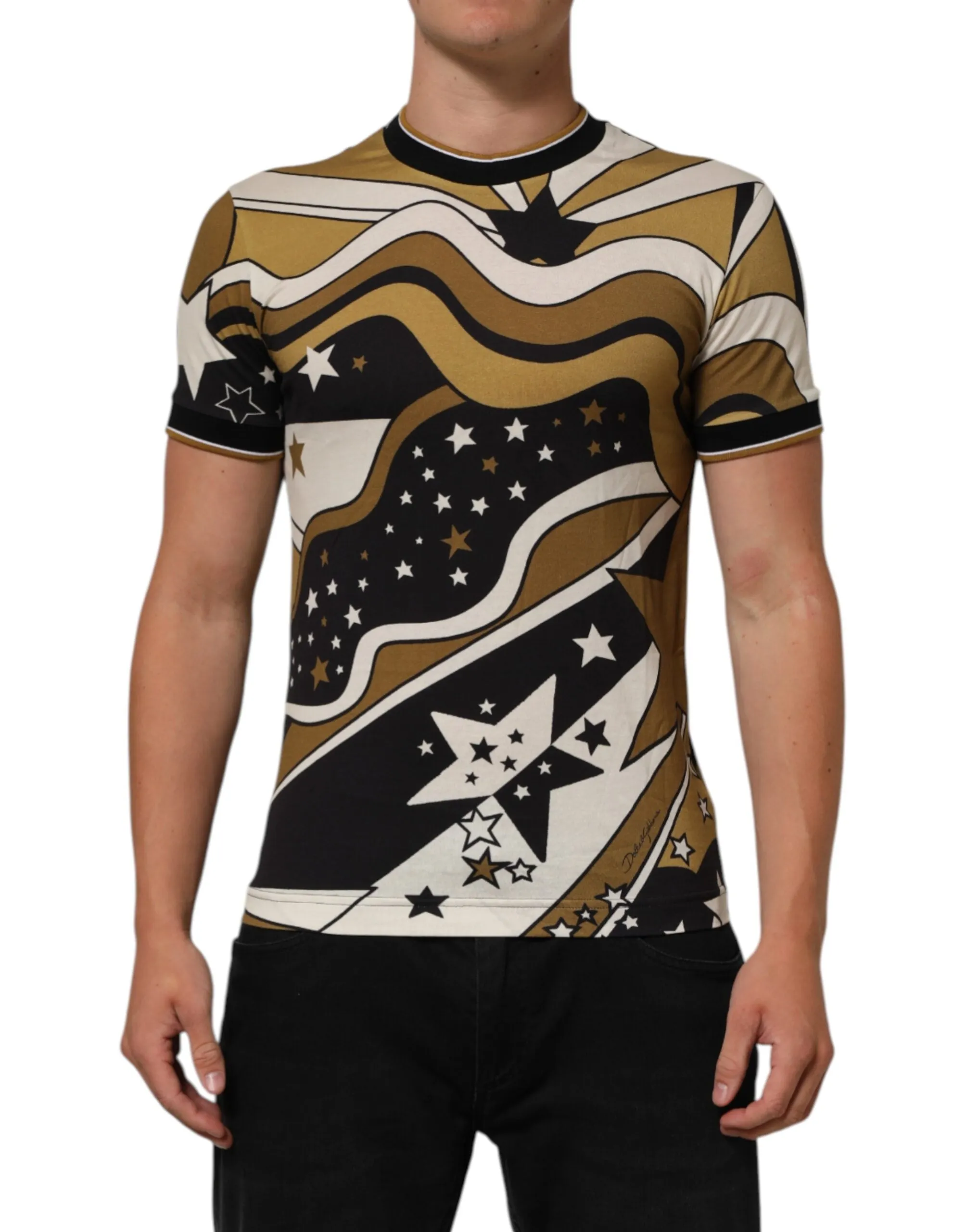 Dolce & Gabbana Multicolor Millennials Star CrewNeck T-shirt sold by Siebentaschen product image thumbnail 2