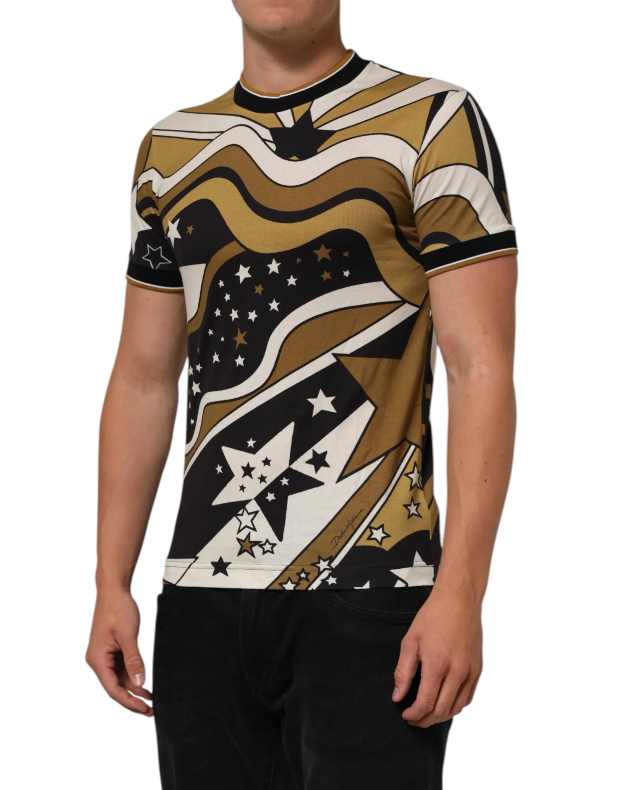Dolce & Gabbana Multicolor Millennials Star CrewNeck T-shirt sold by Siebentaschen product image thumbnail 3