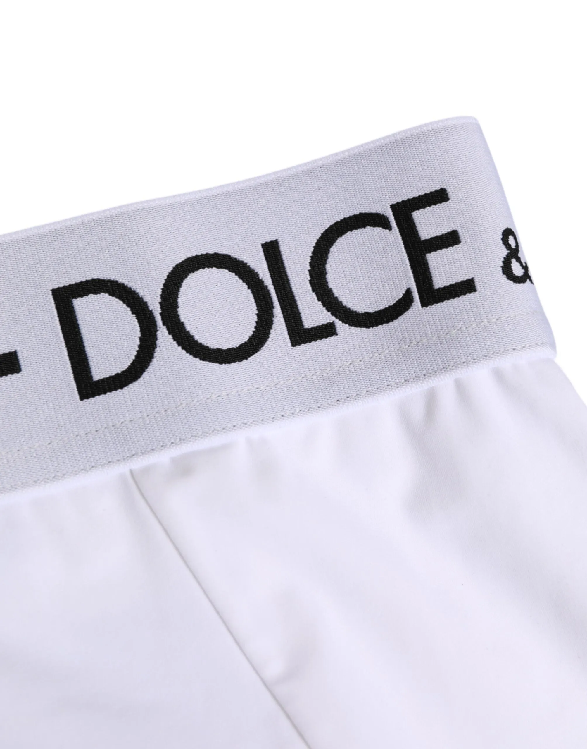Dolce & Gabbana White Nylon Logo Waistband Panty Underwear sold by Siebentaschen product image thumbnail 3
