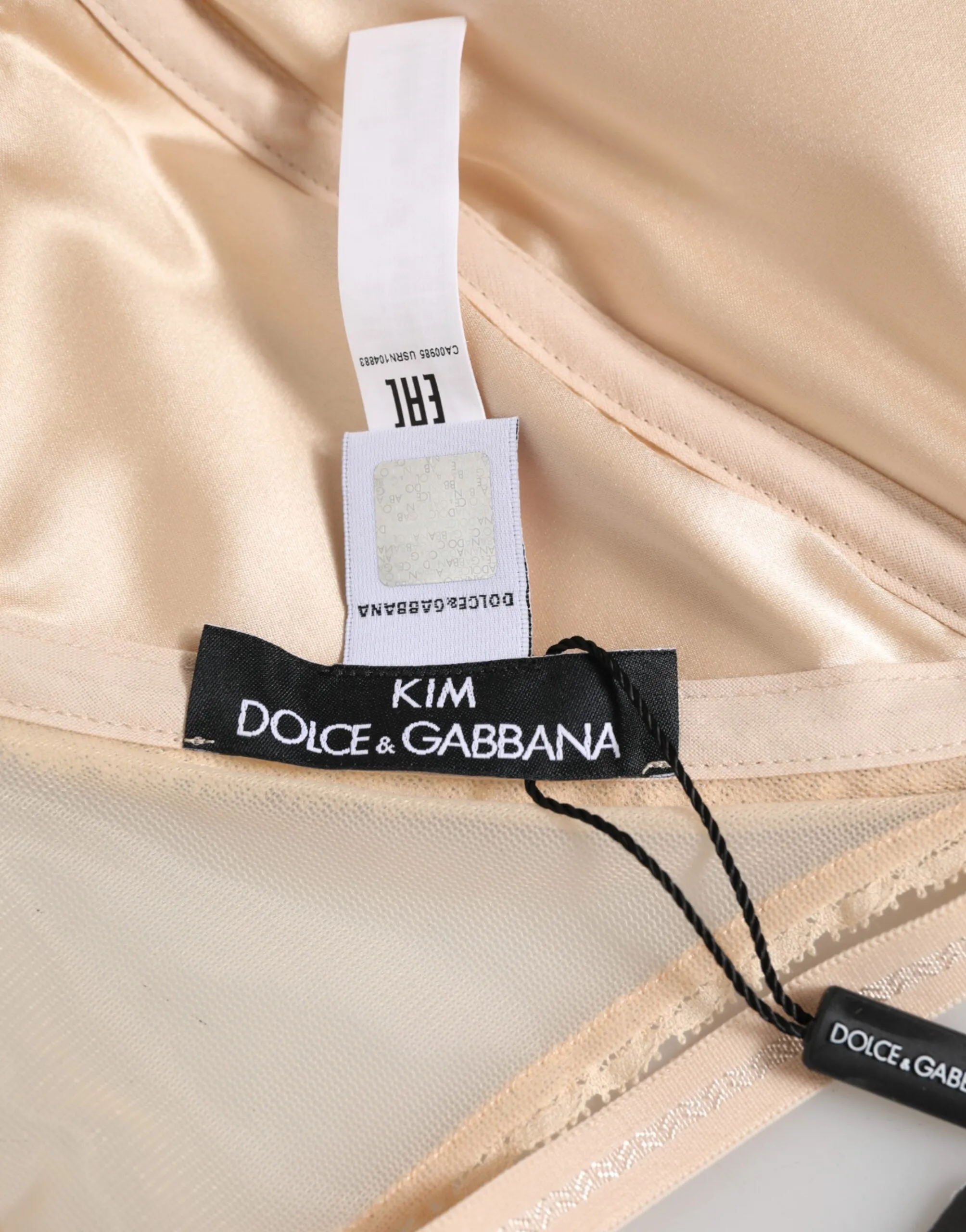 Dolce & Gabbana Beige Nylon Triangle Soft Cup Brassiere Underwear sold by Siebentaschen product image thumbnail 5
