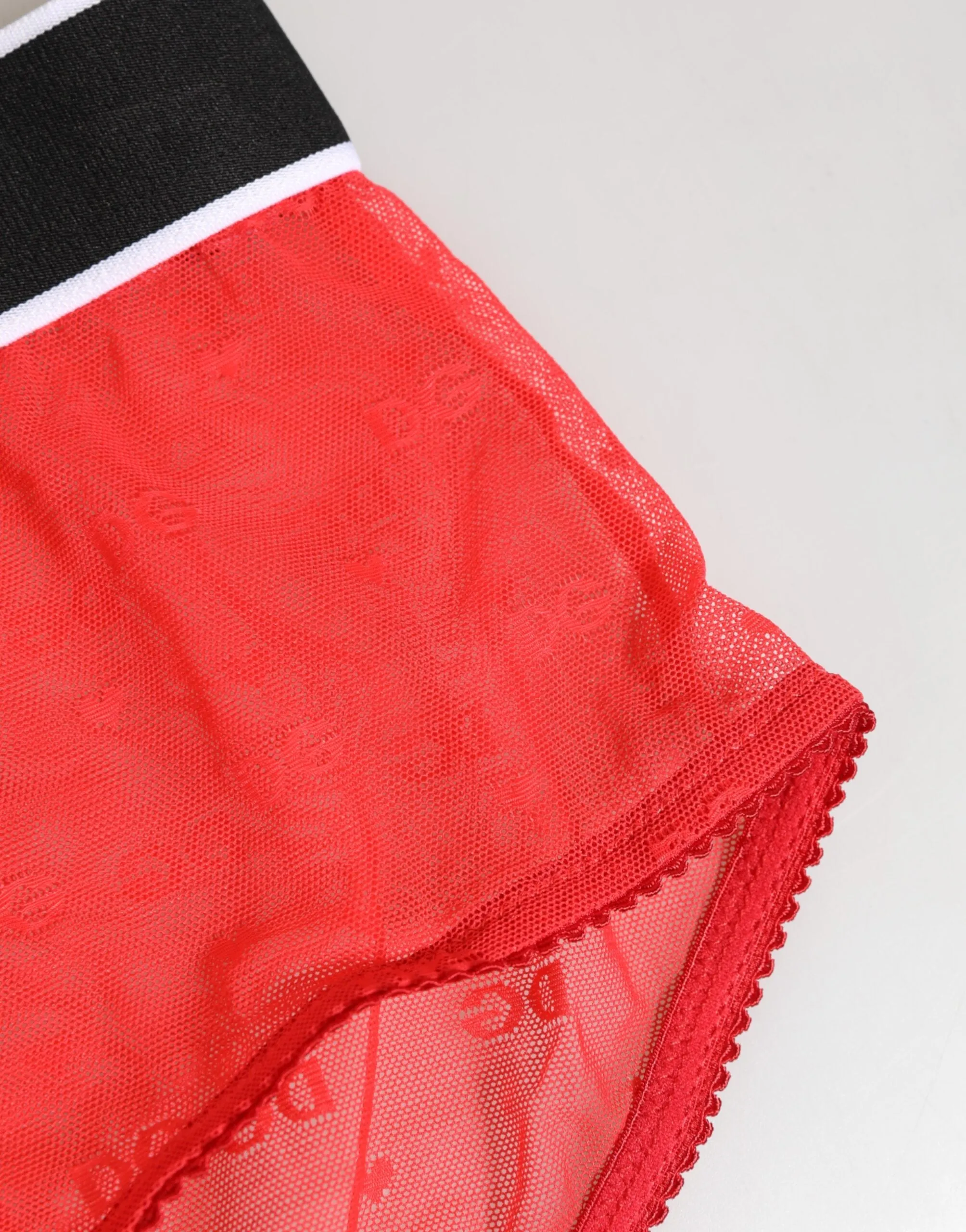 Dolce & Gabbana Red Nylon Logo Waistband Brief Panty Underwear sold by Siebentaschen product image thumbnail 4