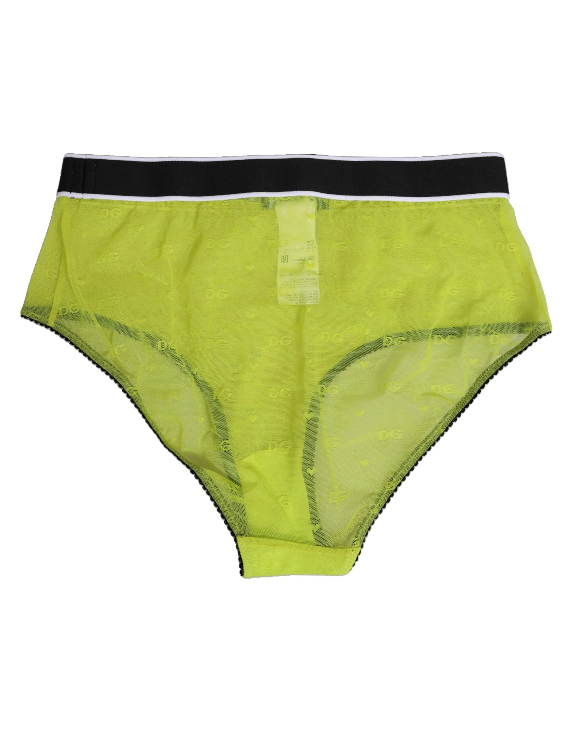 Dolce & Gabbana Green Nylon Logo Waistband Brief Panty Underwear sold by Siebentaschen product image thumbnail 4