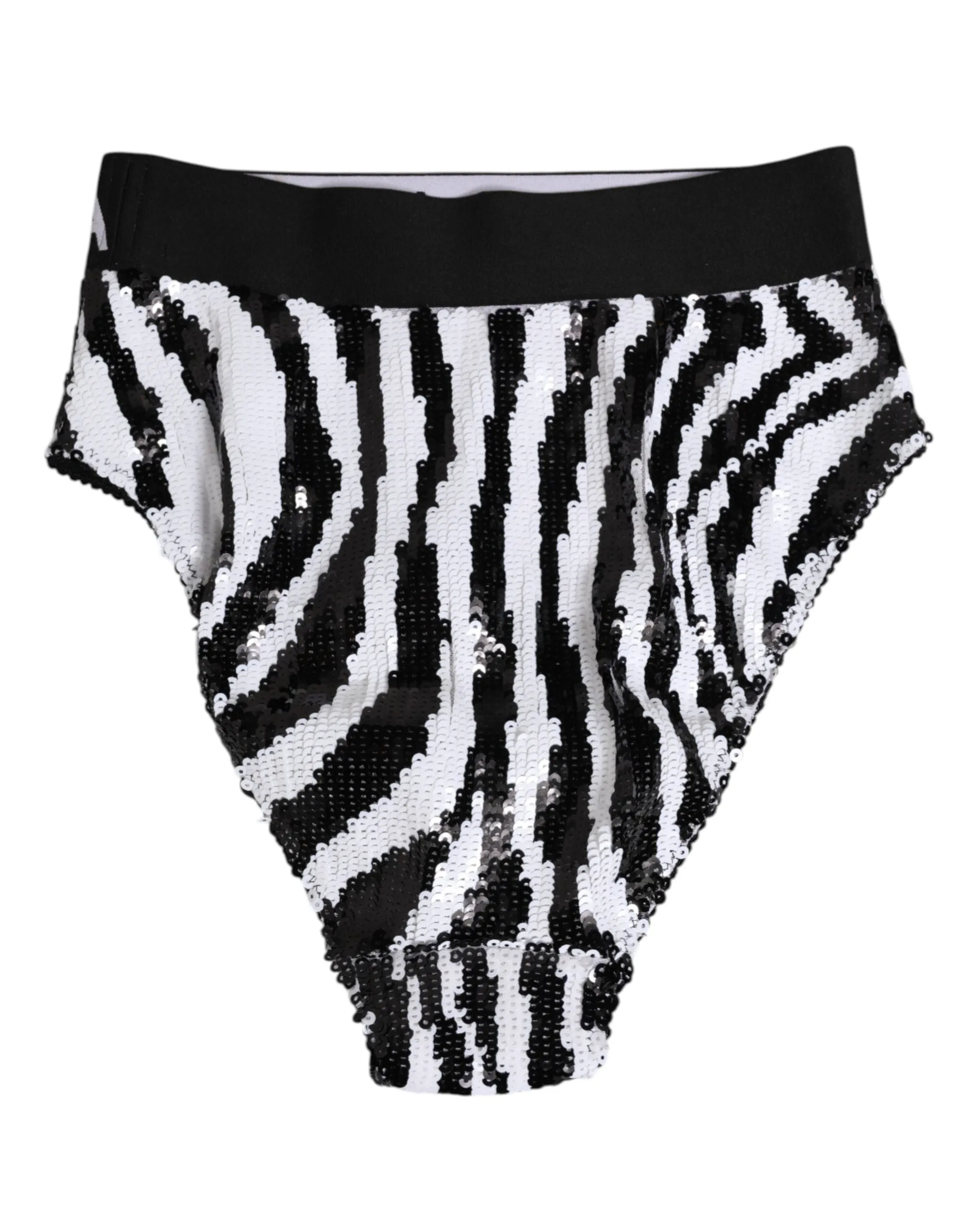 Dolce & Gabbana Black White Stripes High Waist Panty Underwear sold by Siebentaschen product image thumbnail 4