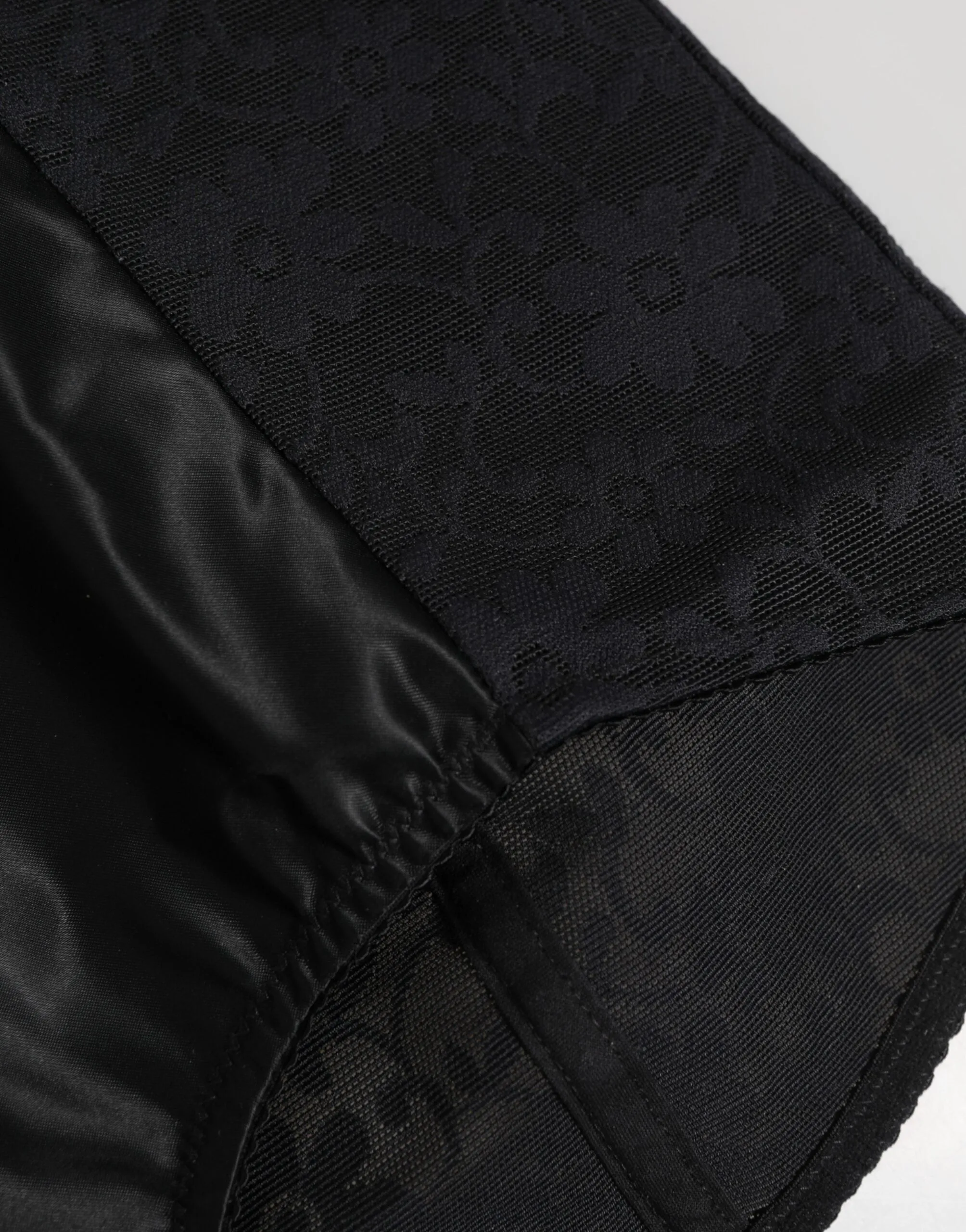 Dolce & Gabbana Black Nylon High Waist Short Panty Underwear sold by Siebentaschen product image thumbnail 4