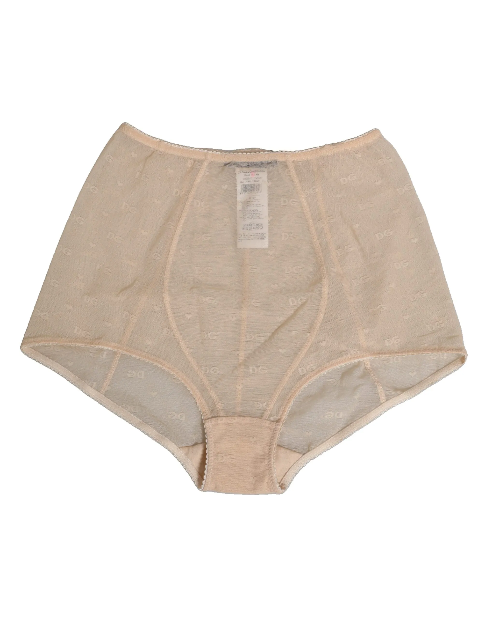 Dolce & Gabbana Beige Nylon High Waist Girdle Panty Underwear sold by Siebentaschen