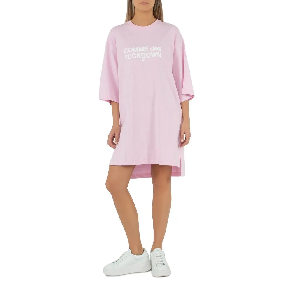 Comme Des Fuckdown Pink Cotton Dress sold by Siebentaschen product image thumbnail 4