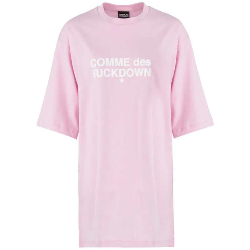 Comme Des Fuckdown Pink Cotton Dress sold by Siebentaschen