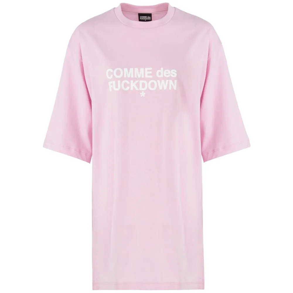 Comme Des Fuckdown Pink Cotton Dress sold by Siebentaschen