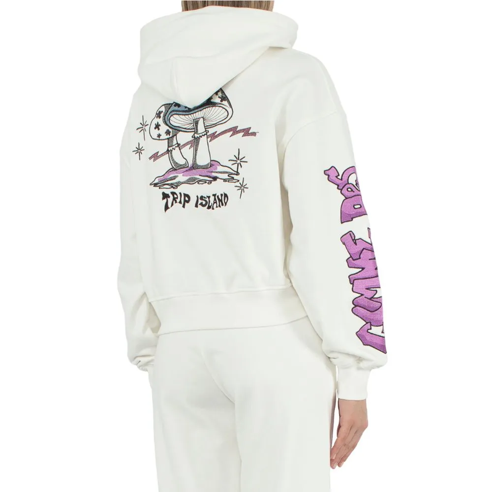 Comme Des Fuckdown White Cotton Women Sweater sold by Siebentaschen product image thumbnail 2