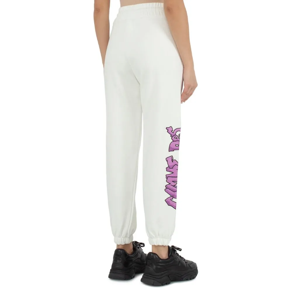 Comme Des Fuckdown White Cotton Women Sweatpant sold by Siebentaschen product image thumbnail 2
