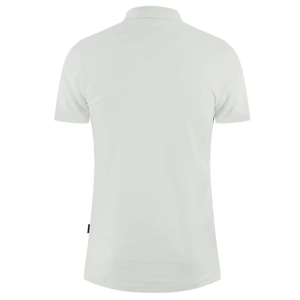 Aquascutum White Cotton Polo Shirt sold by Siebentaschen product image thumbnail 2