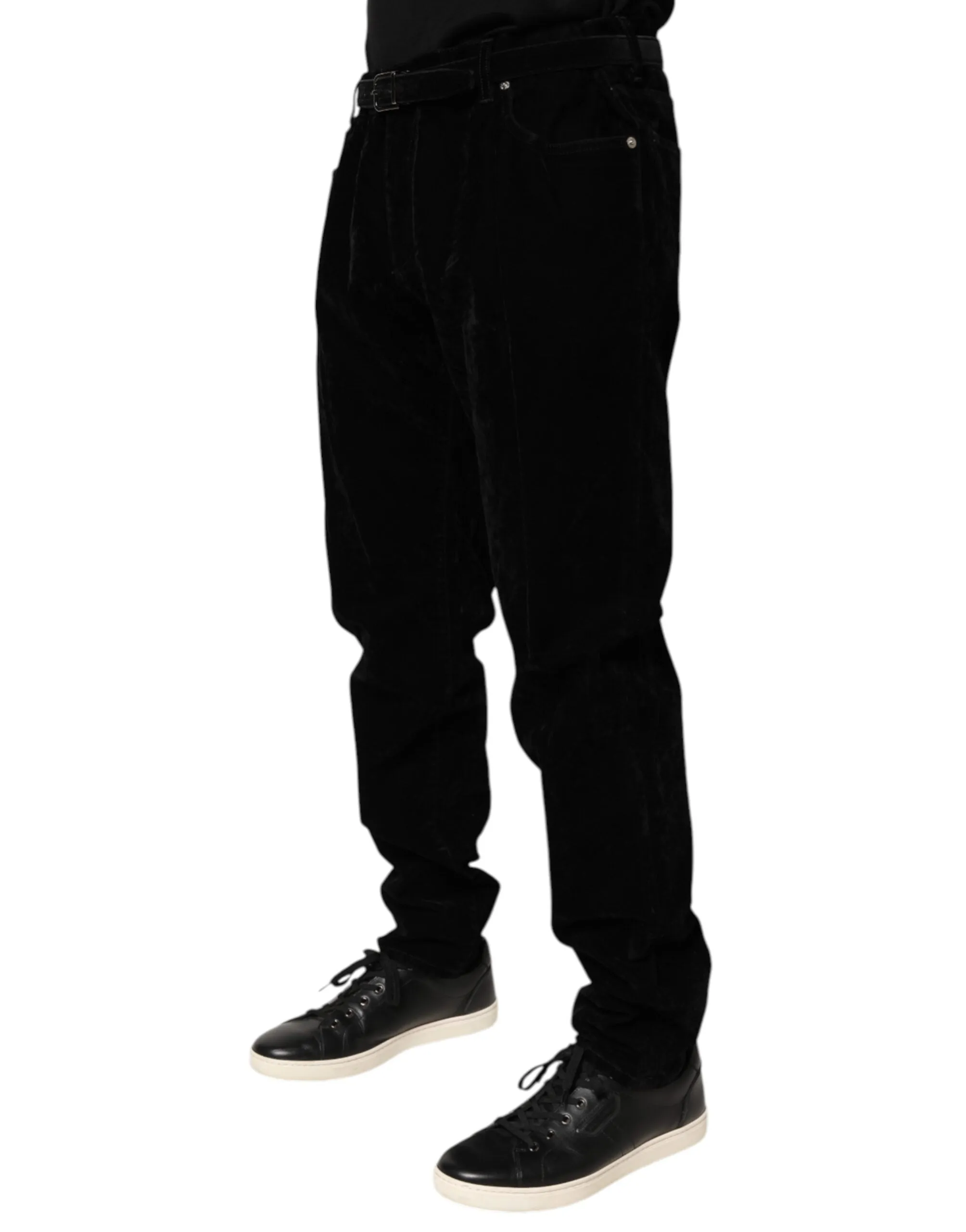 Dolce & Gabbana Black Cotton Slim Fit Denim Trouser Jeans sold by Siebentaschen product image thumbnail 3