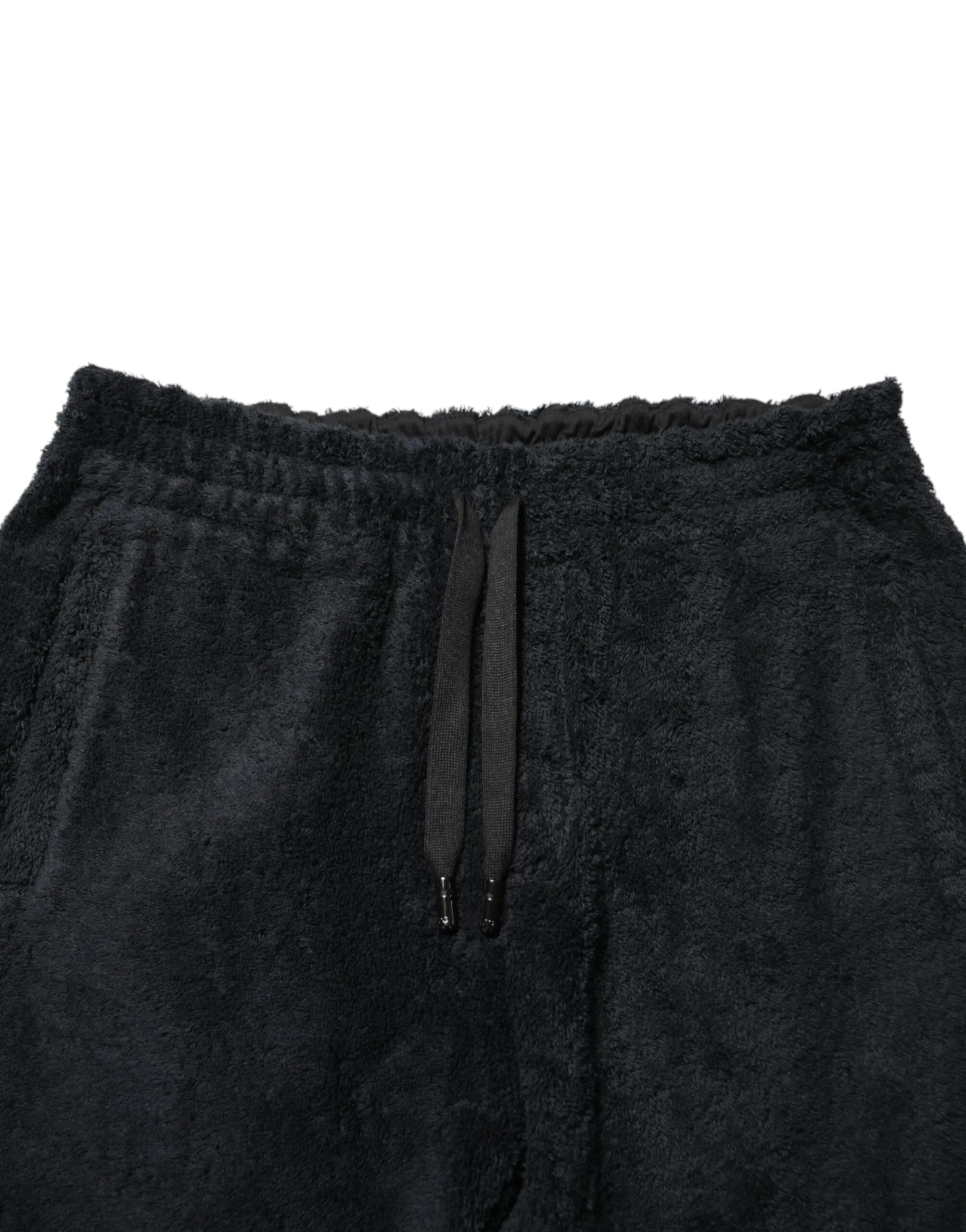 Dolce & Gabbana Black Cotton Logo Men Jogger Sweatpants Pants sold by Siebentaschen product image thumbnail 5