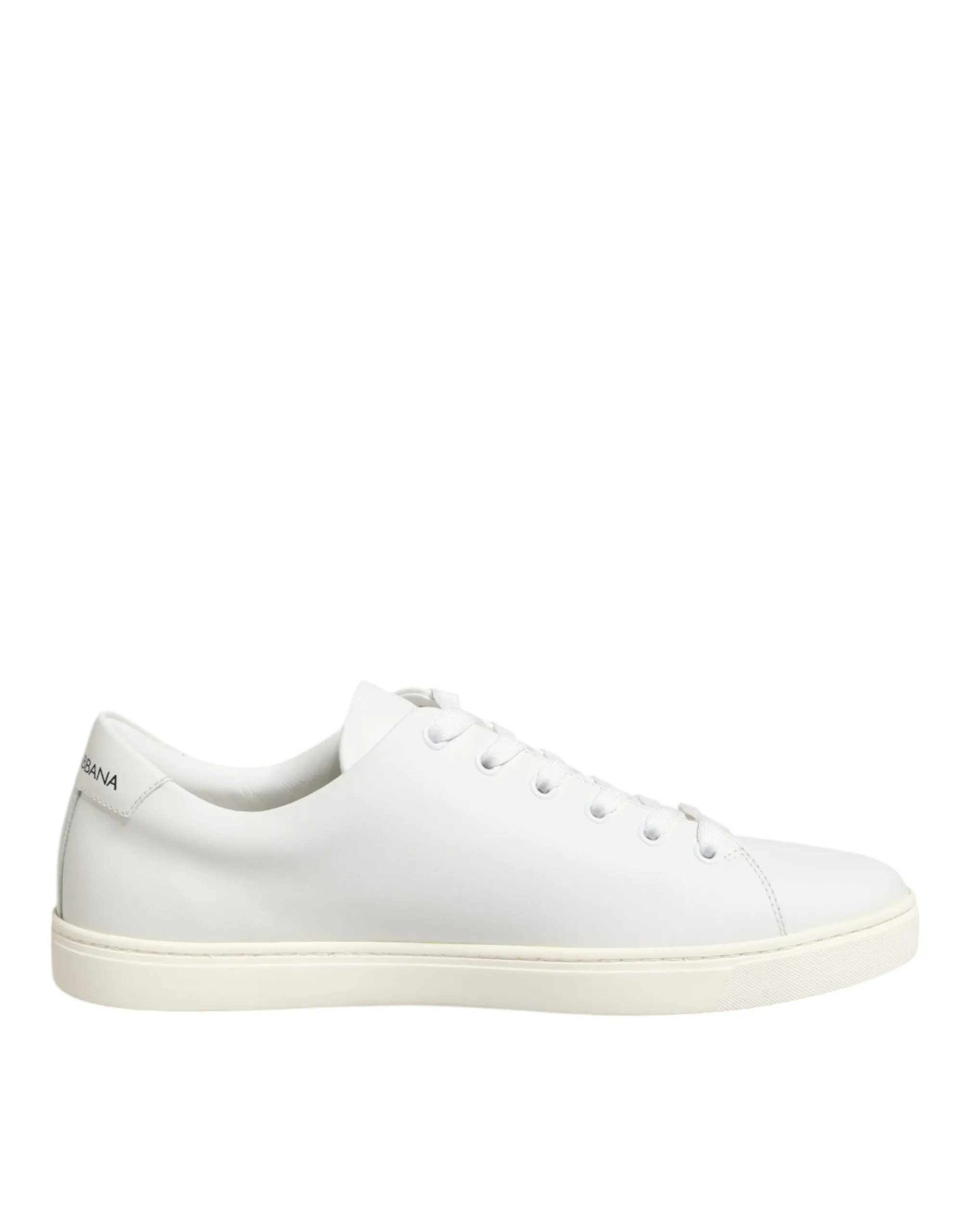 Dolce & Gabbana White Leather Sacre Heart Patch Sneakers Shoes sold by Siebentaschen
