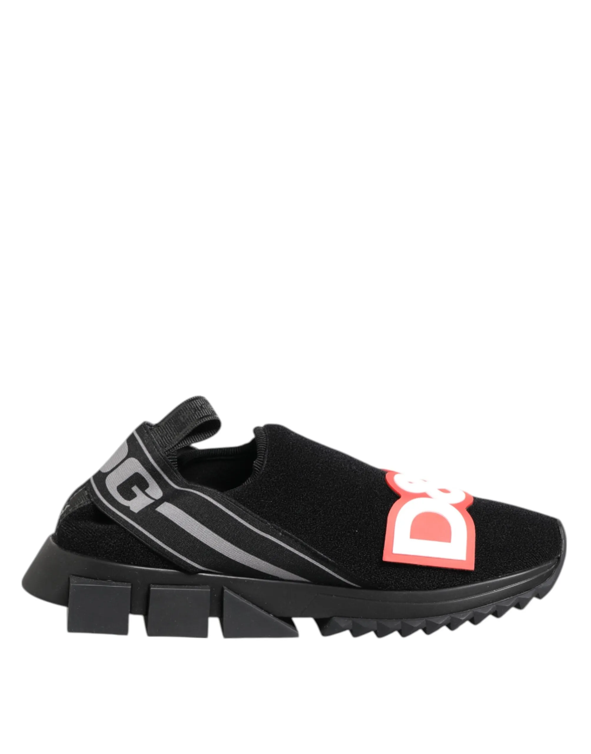 Dolce & Gabbana Black Grey Slip On Sorrento Sneakers Shoes sold by Siebentaschen product image thumbnail 2