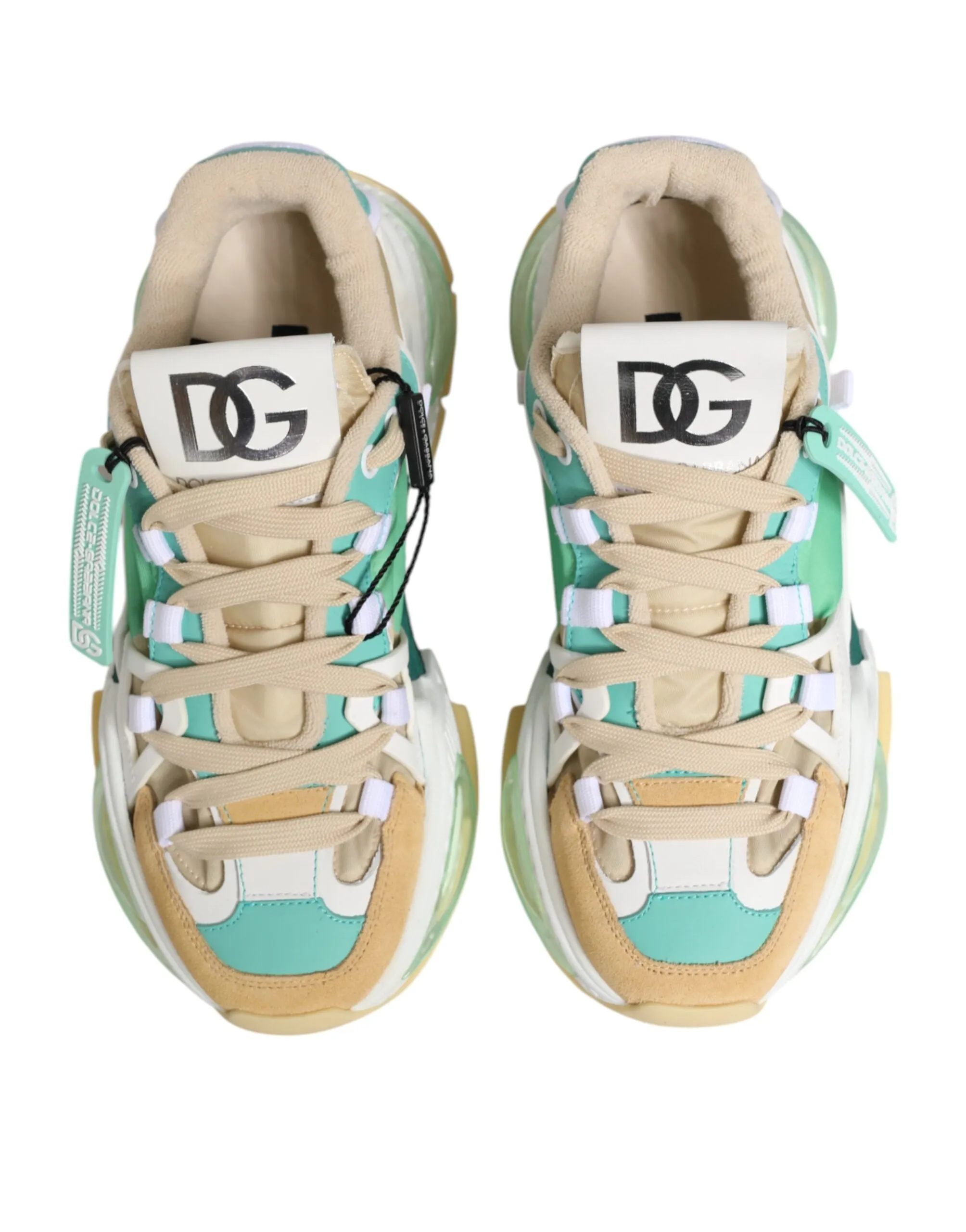 Dolce & Gabbana Multicolor Leather Airmaster Low Top Sneakers Shoes sold by Siebentaschen product image thumbnail 4