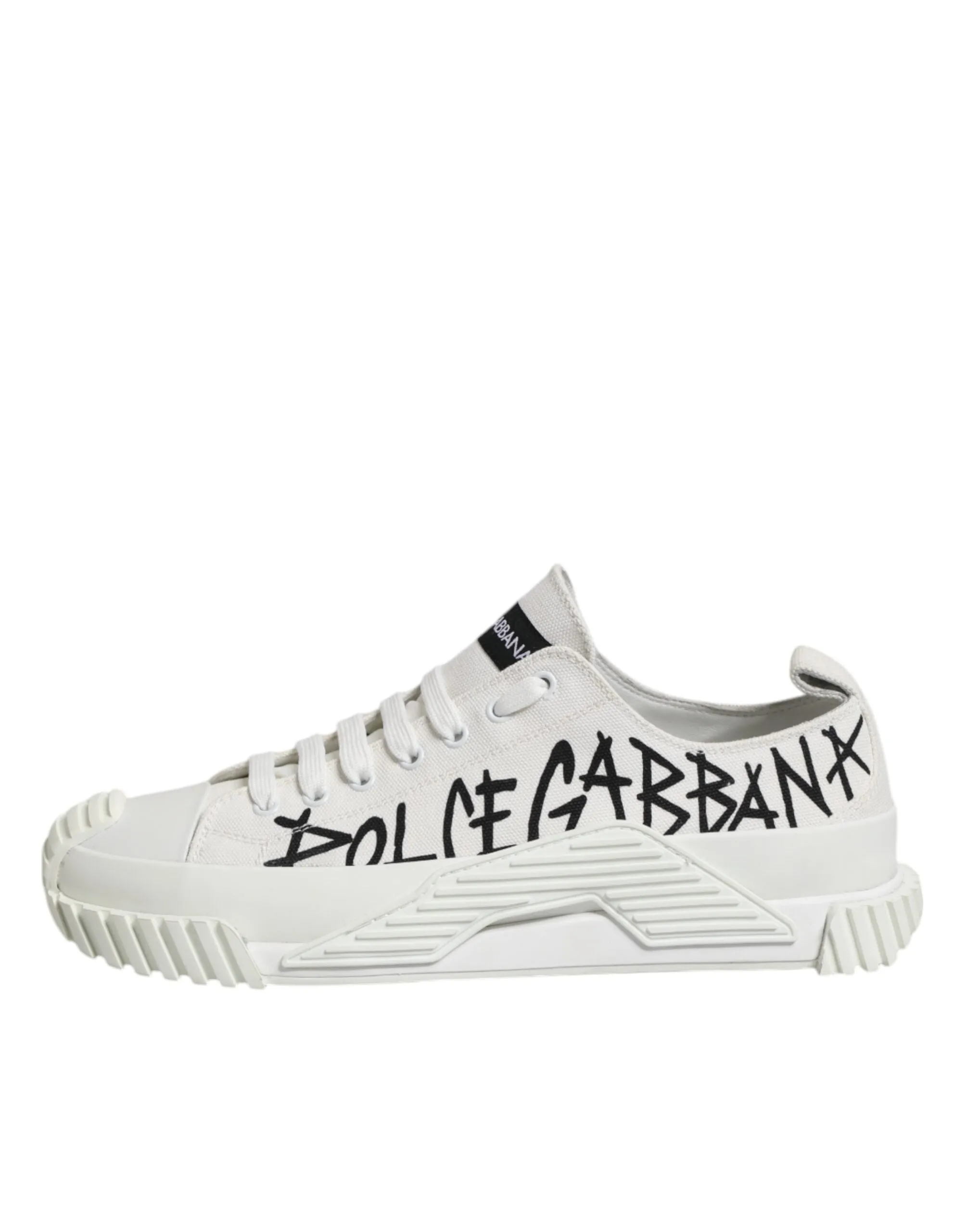 Dolce & Gabbana White Logo Graffiti Low Top Sneakers Shoes sold by Siebentaschen product image thumbnail 2