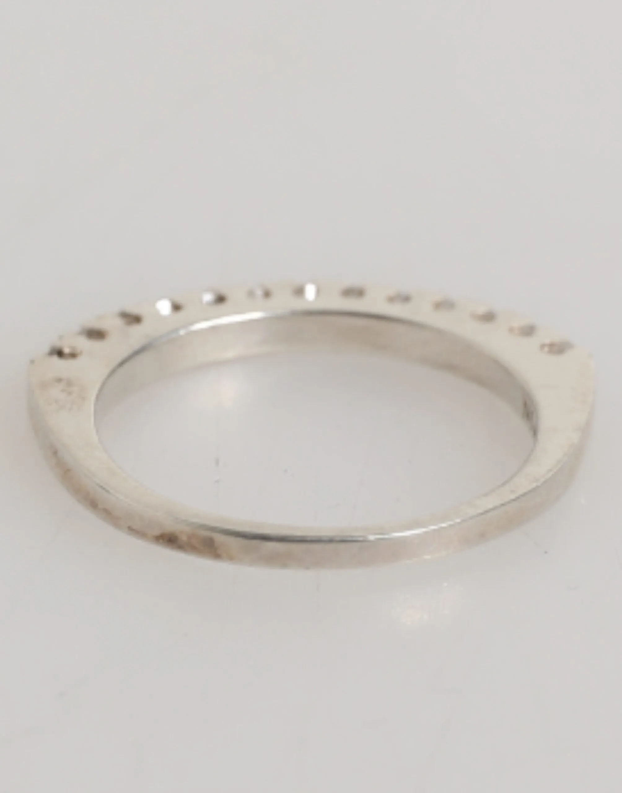 Nialaya Sterling Silver 925 Band Pave CZ Crystal Eternity Ring sold by Siebentaschen product image thumbnail 4