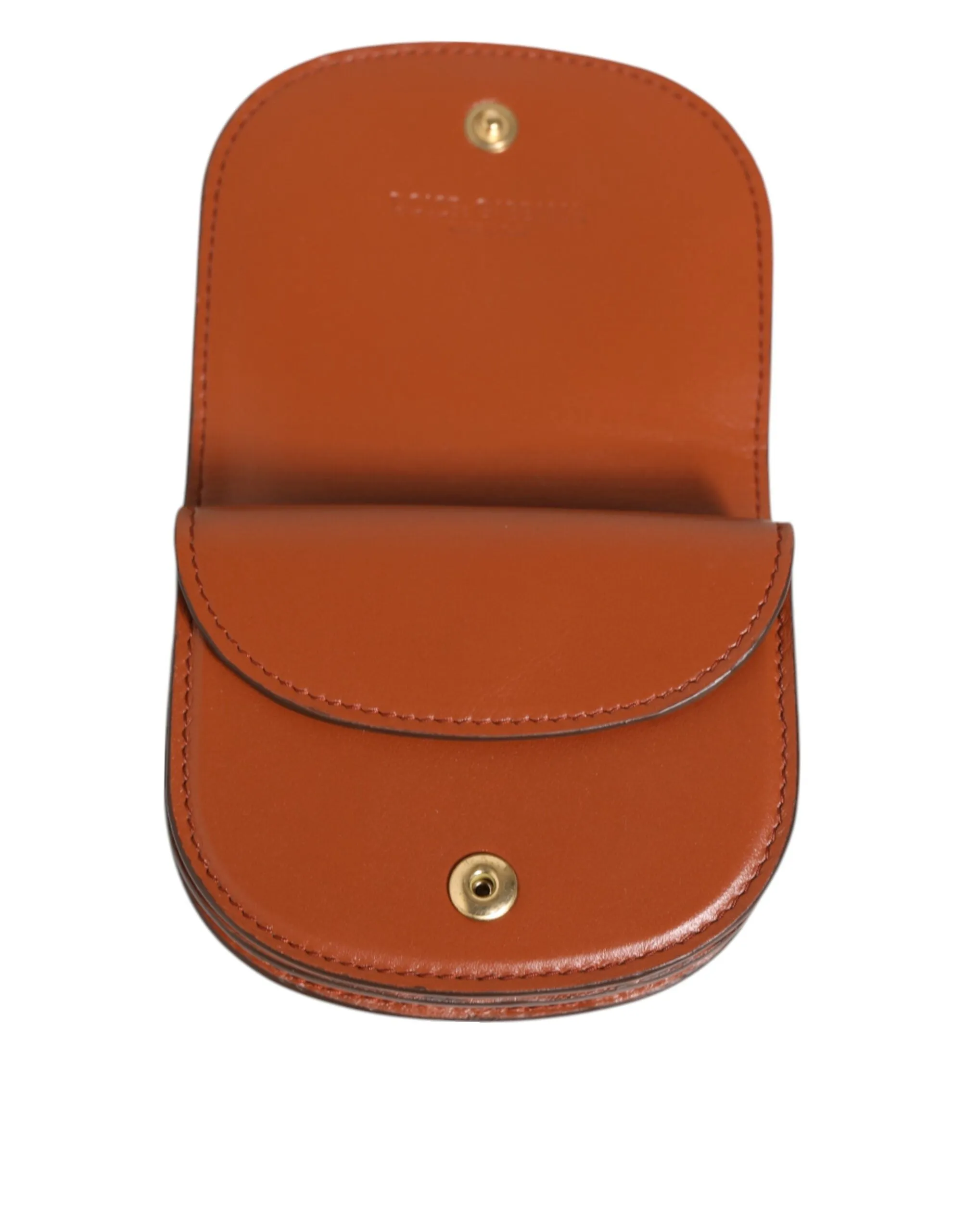 Dolce & Gabbana Brown Leopard Print Calf Leather Small Coin Purse Wallet sold by Siebentaschen product image thumbnail 5