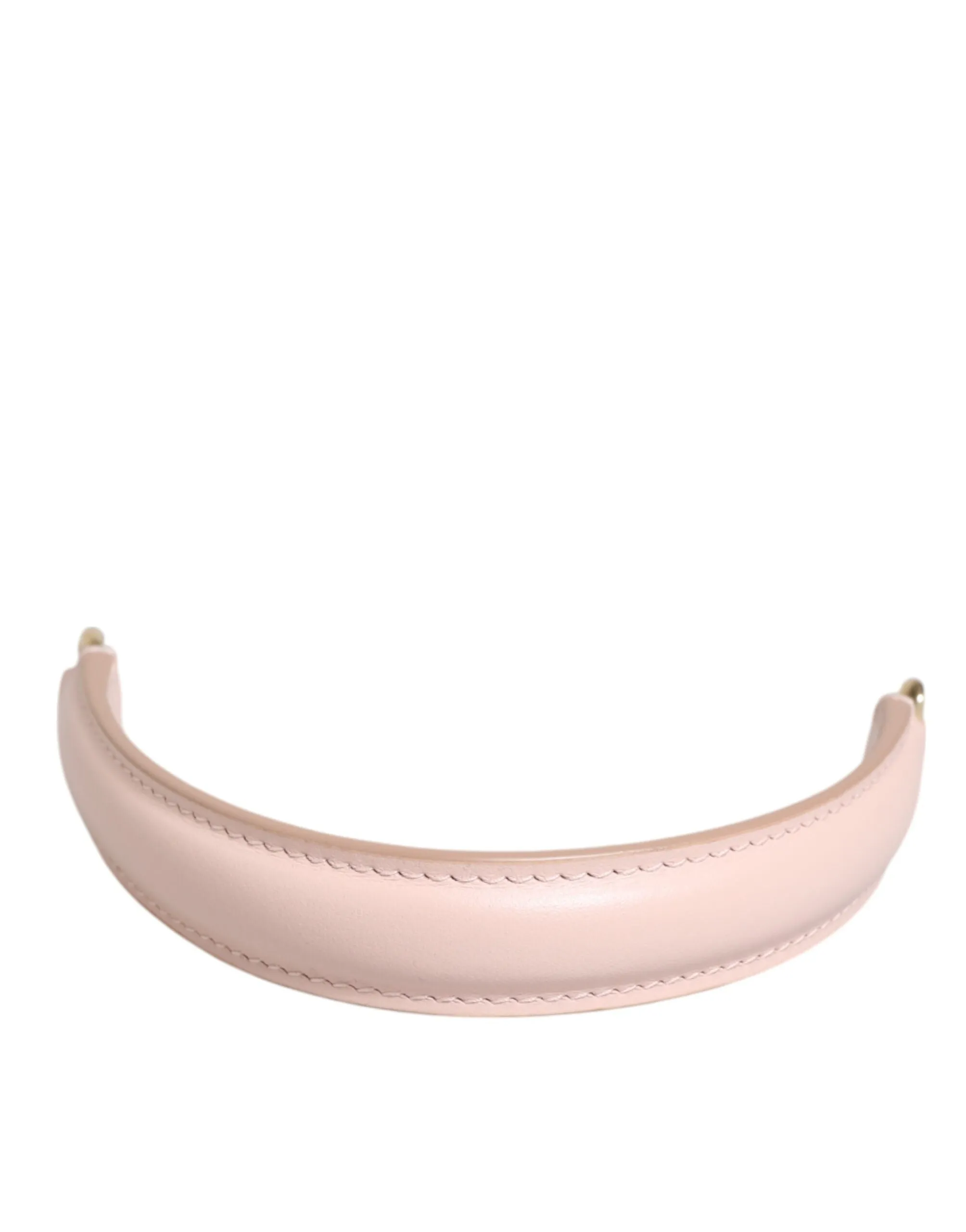 Dolce & Gabbana Strap Pink Leather Gold Tone Big Bag Handle Shoulder Strap sold by Siebentaschen