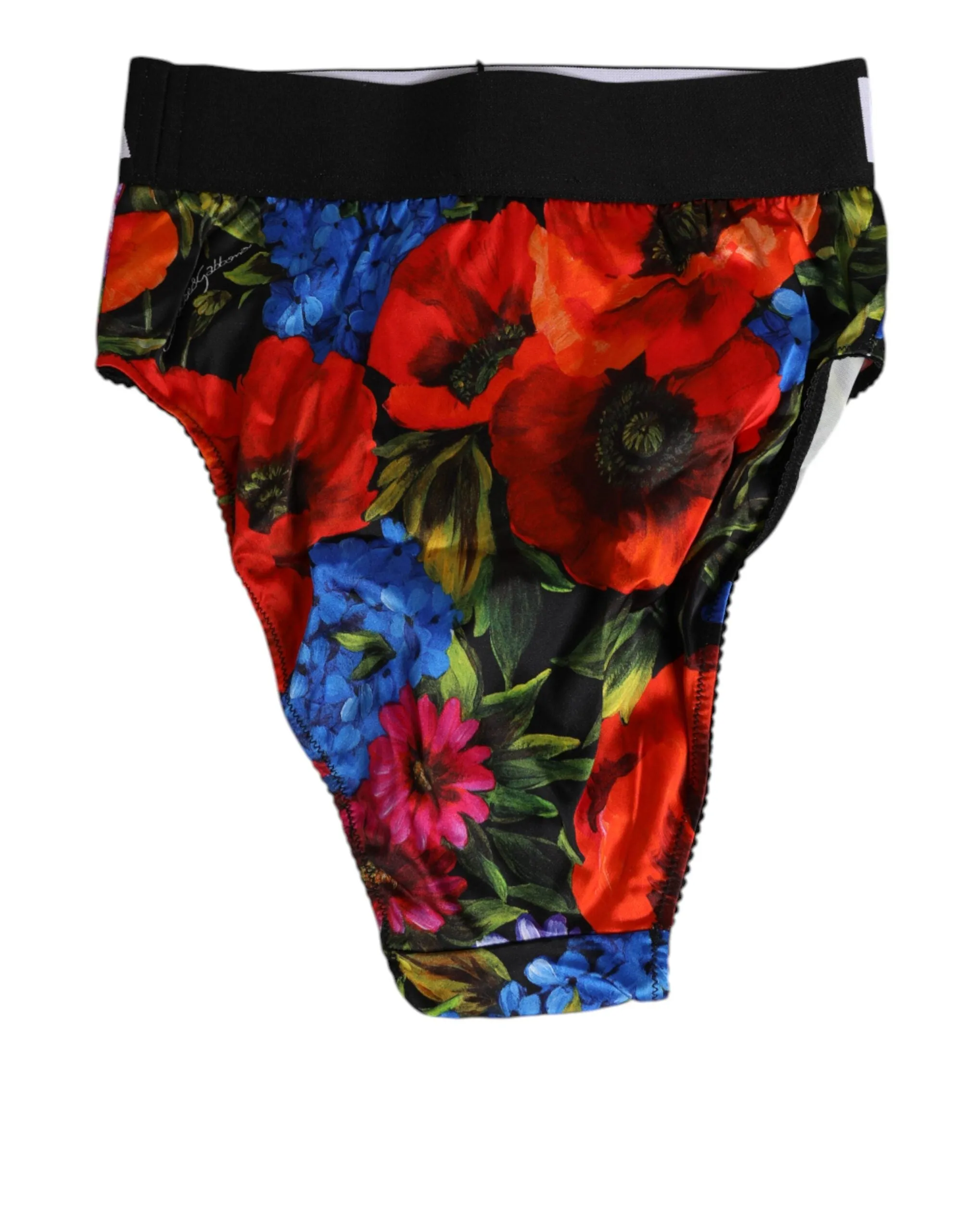Dolce & Gabbana Multicolor Floral Print High Waist Panty Underwear sold by Siebentaschen product image thumbnail 4