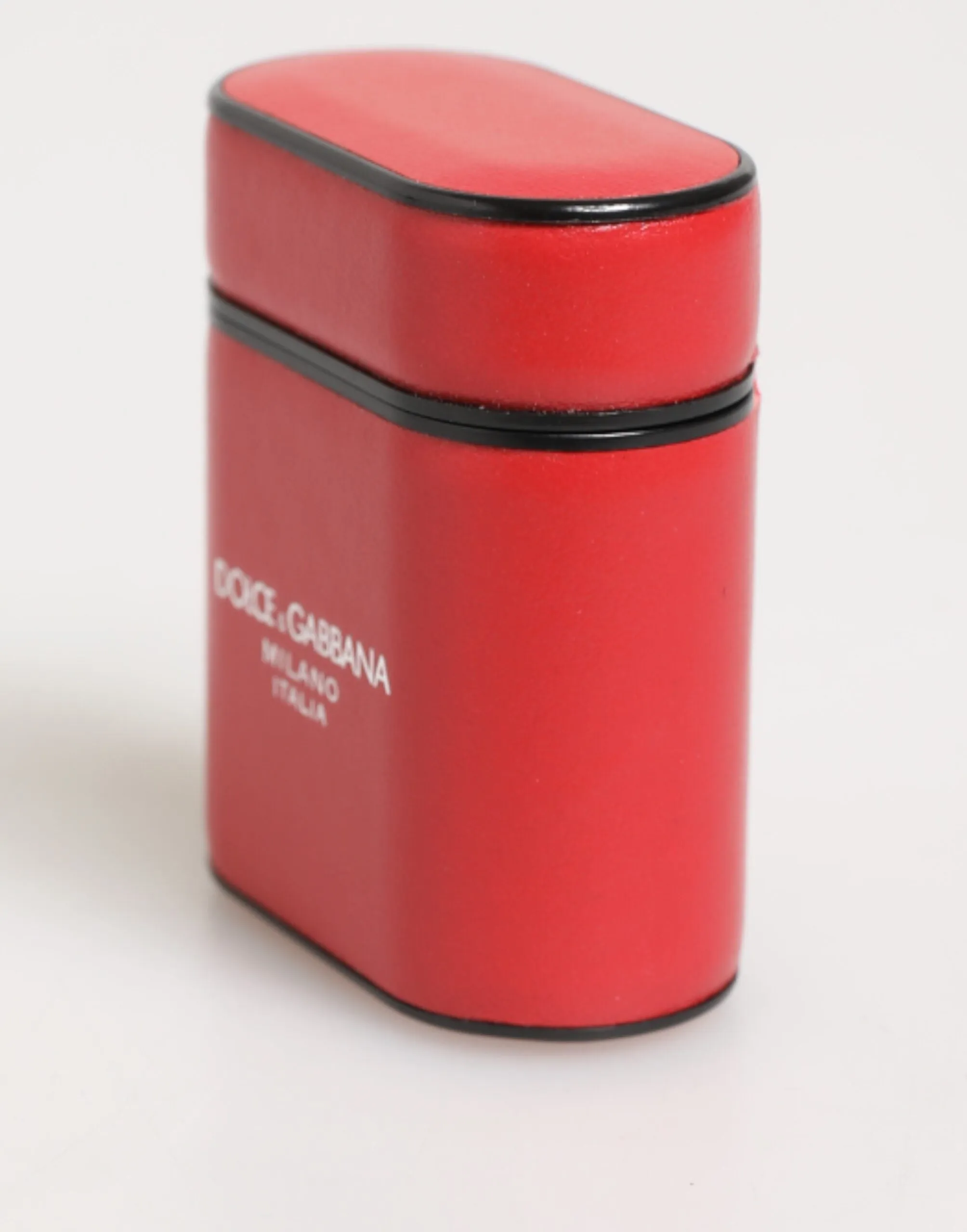 Dolce & Gabbana Red White Calfskin Leather Logo Flip Holder Airpods Case sold by Siebentaschen product image thumbnail 3