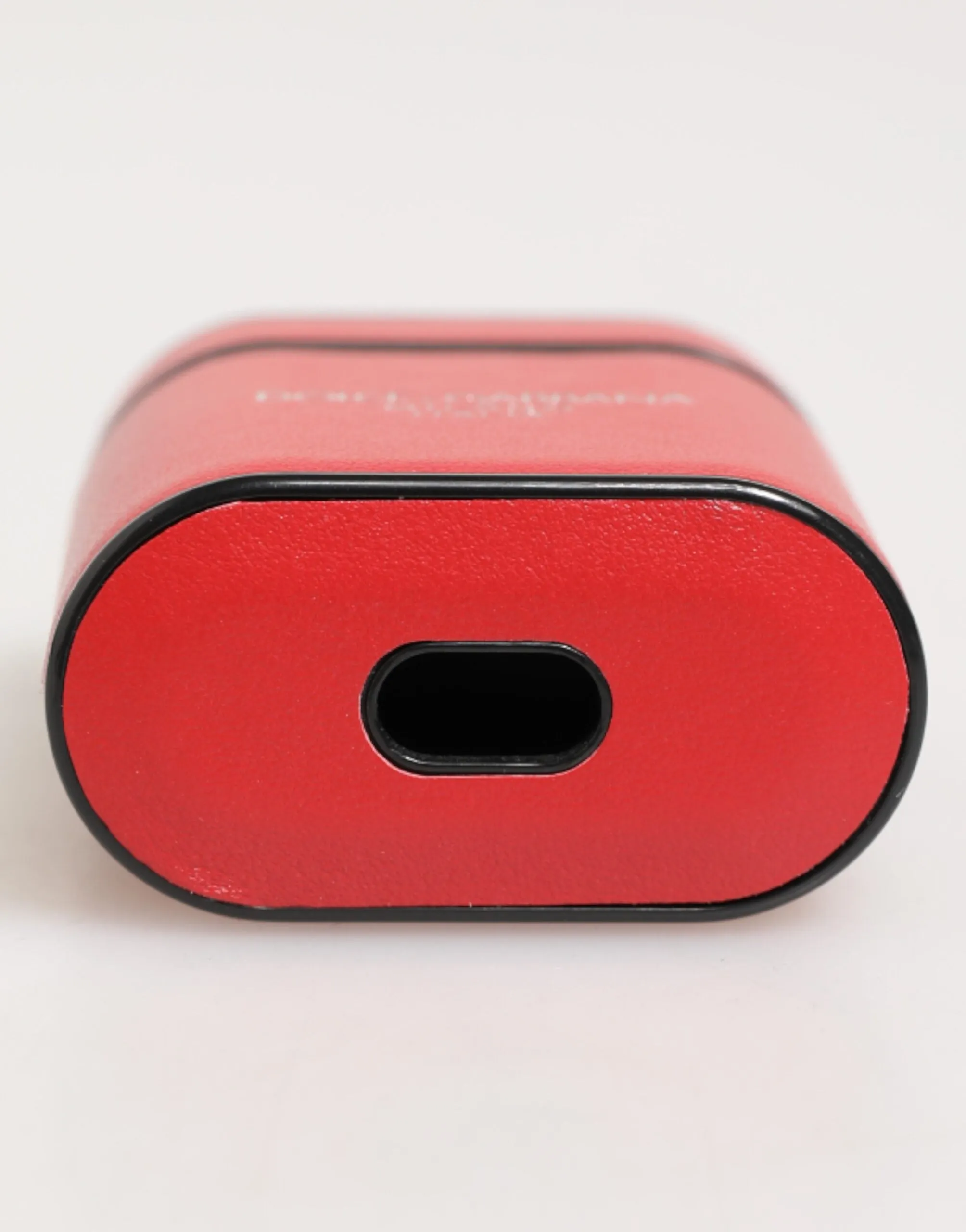 Dolce & Gabbana Red White Calfskin Leather Logo Flip Holder Airpods Case sold by Siebentaschen product image thumbnail 5