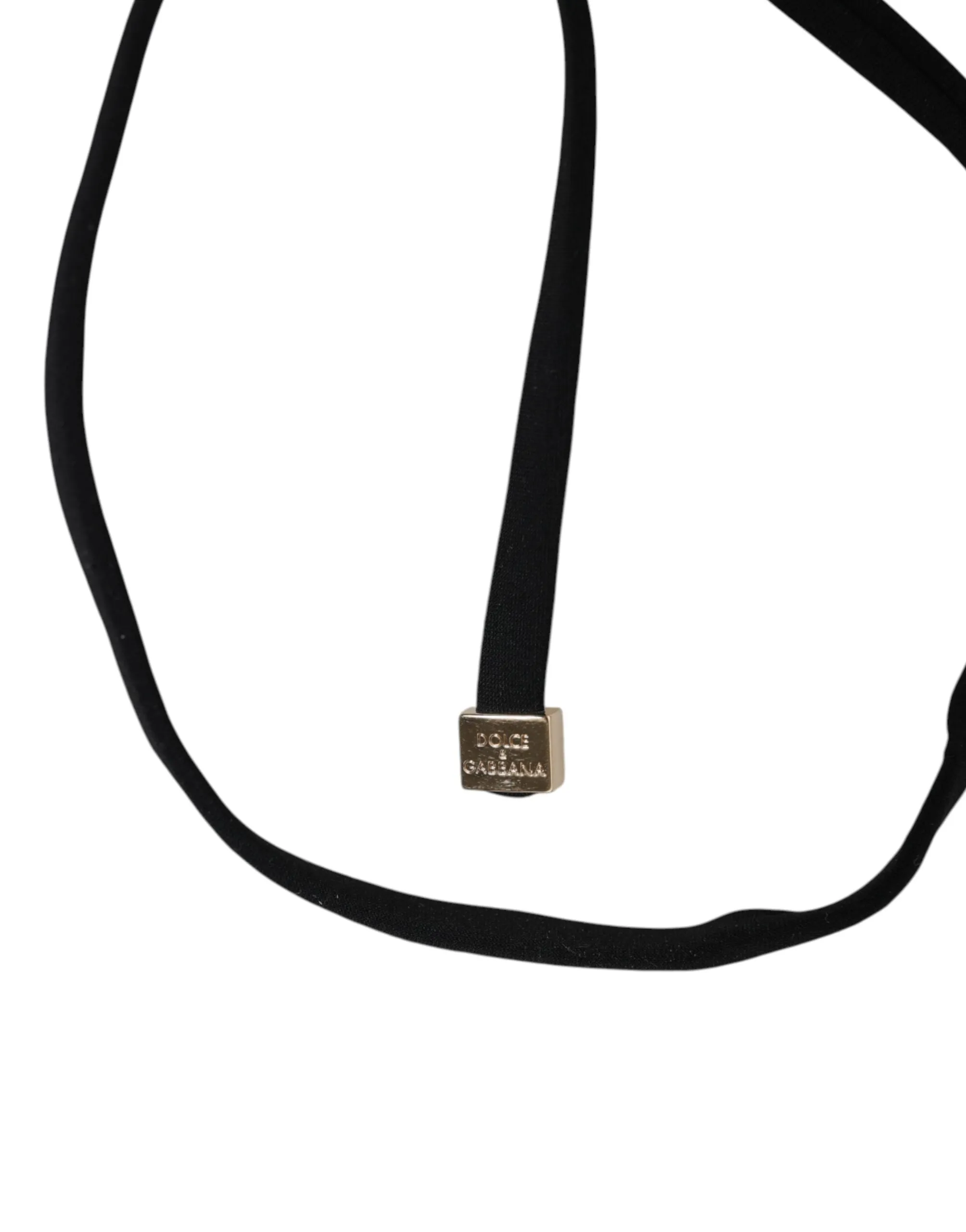 Dolce & Gabbana Black Embroidered Triangle Swimwear Underwear sold by Siebentaschen product image thumbnail 3