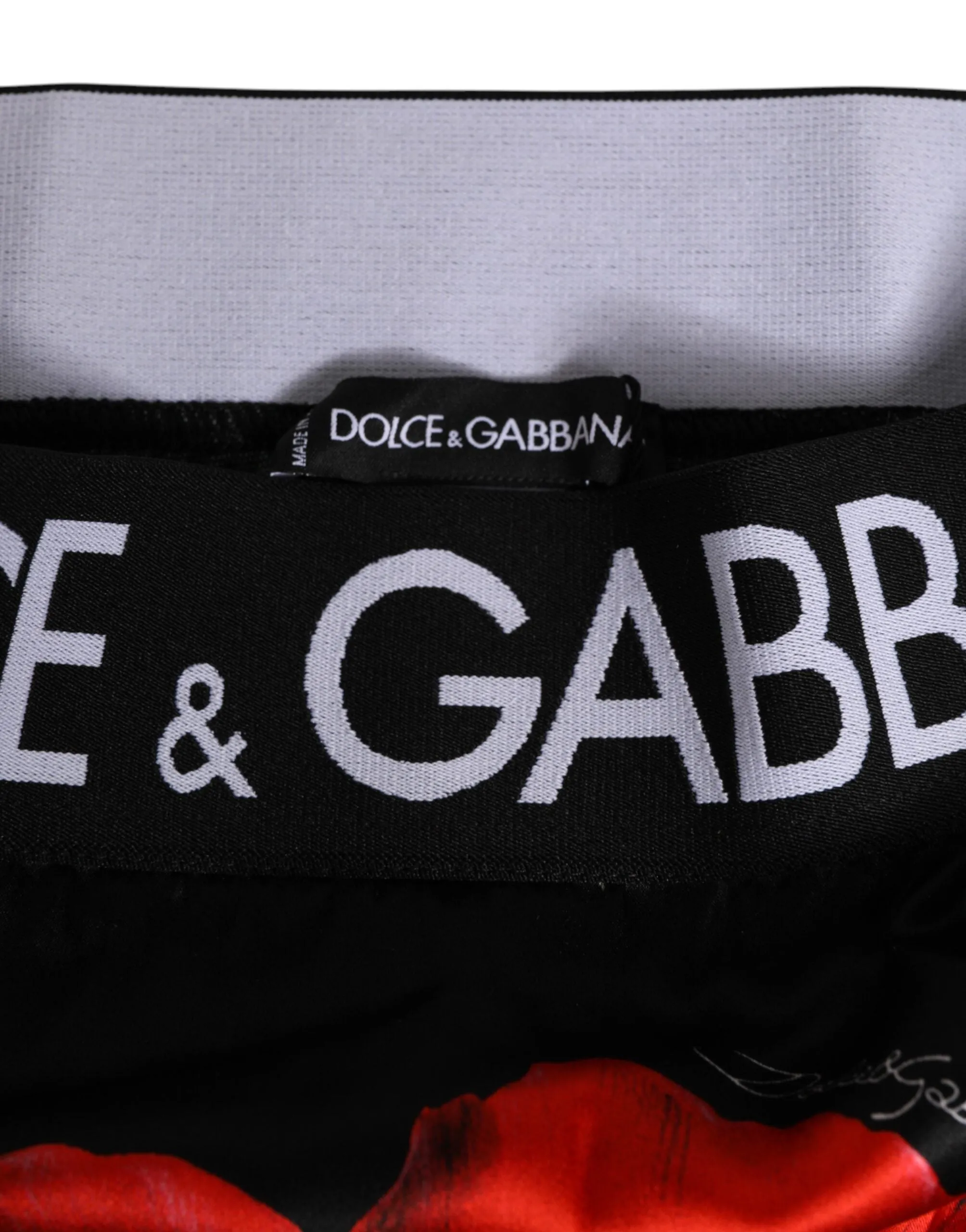 Dolce & Gabbana Black Floral Print High Waist Sheer Mesh Underwear sold by Siebentaschen product image thumbnail 4
