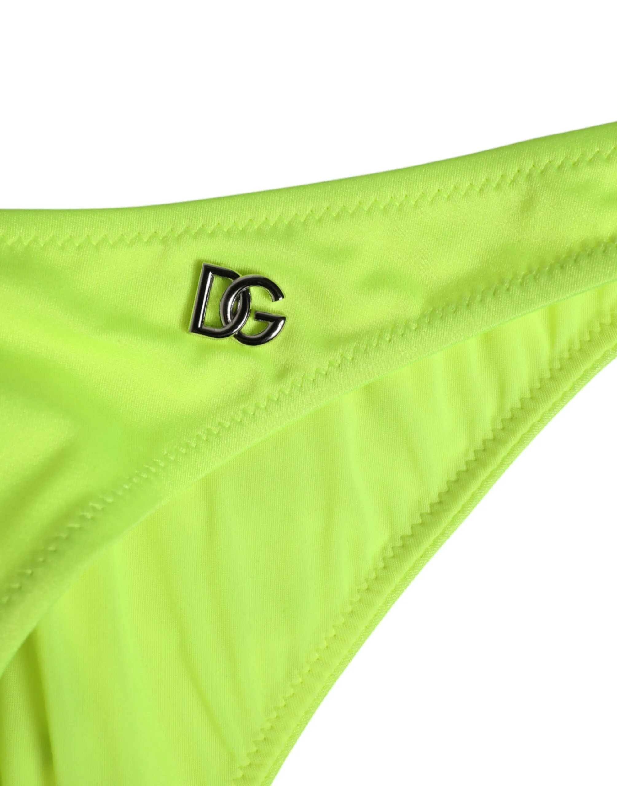 Dolce & Gabbana Neon Green DG Logo Swim Briefs Women Underwear sold by Siebentaschen product image thumbnail 3