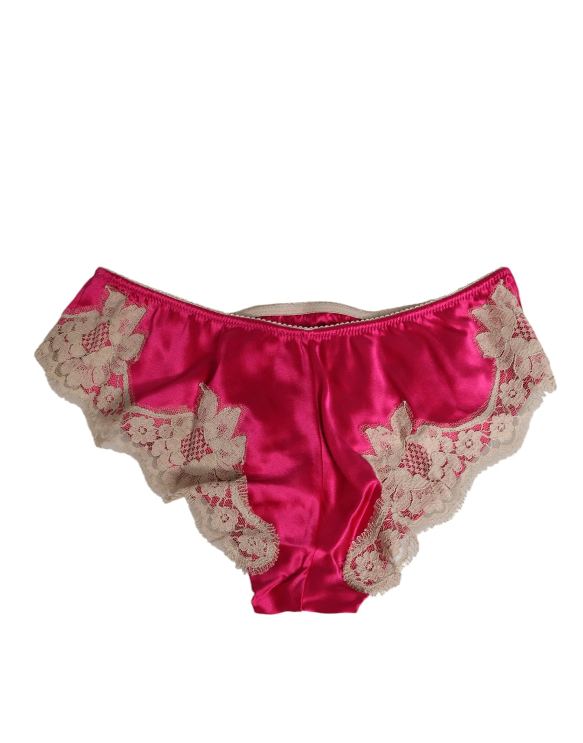 Dolce & Gabbana Pink Silk Satin Lace Trim New Slip Underwear sold by Siebentaschen product image thumbnail 4