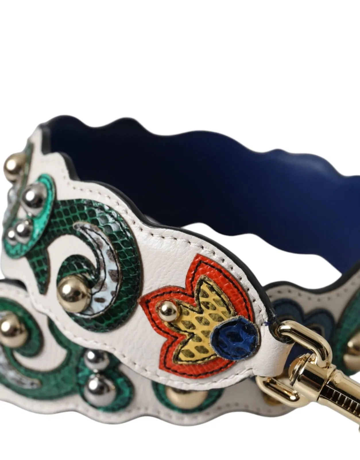 Dolce & Gabbana White Leather Handbag Belt Accessory Shoulder Strap sold by Siebentaschen product image thumbnail 5