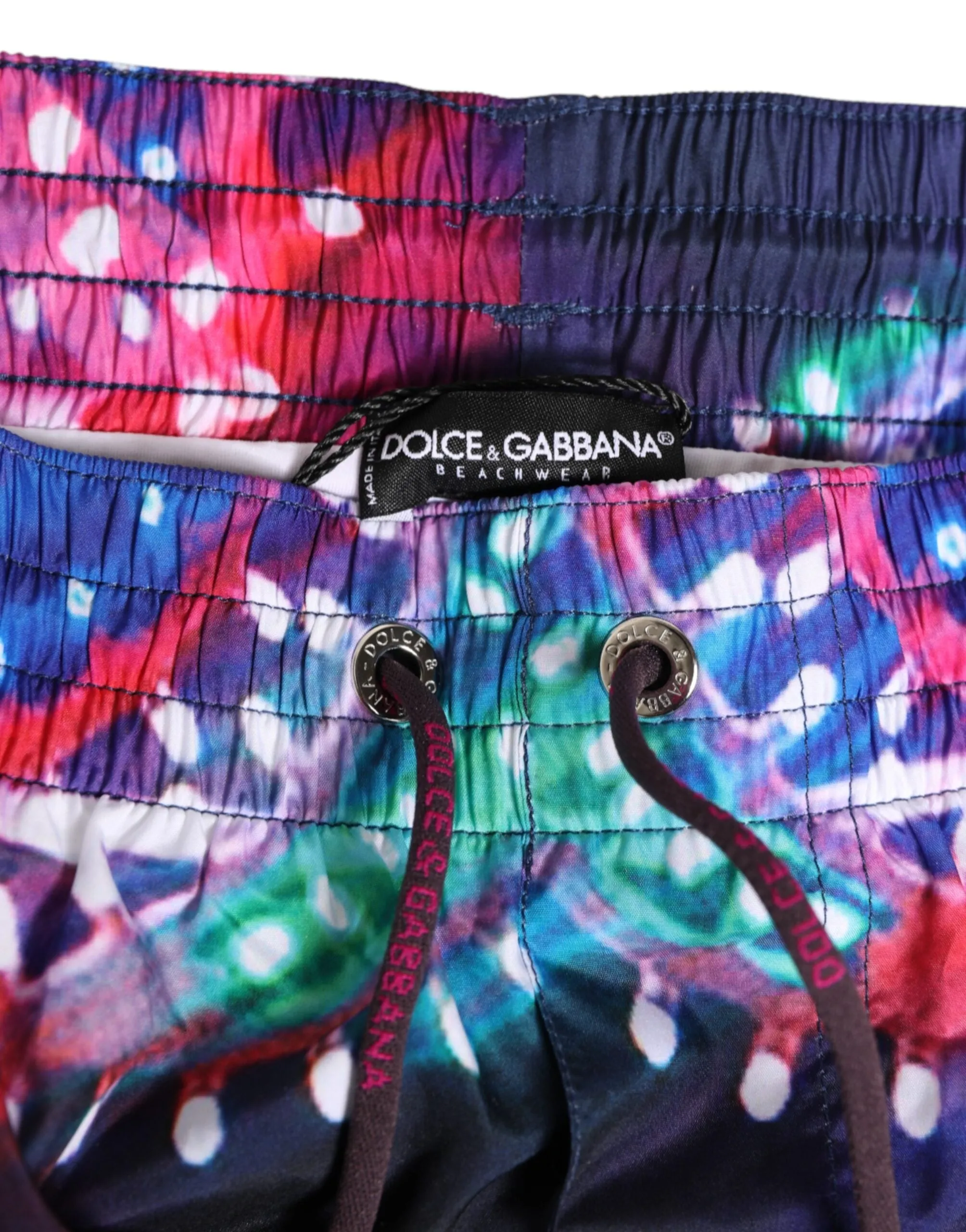 Dolce & Gabbana Multicolor Neon Print Polyester Shorts Swimwear sold by Siebentaschen product image thumbnail 3