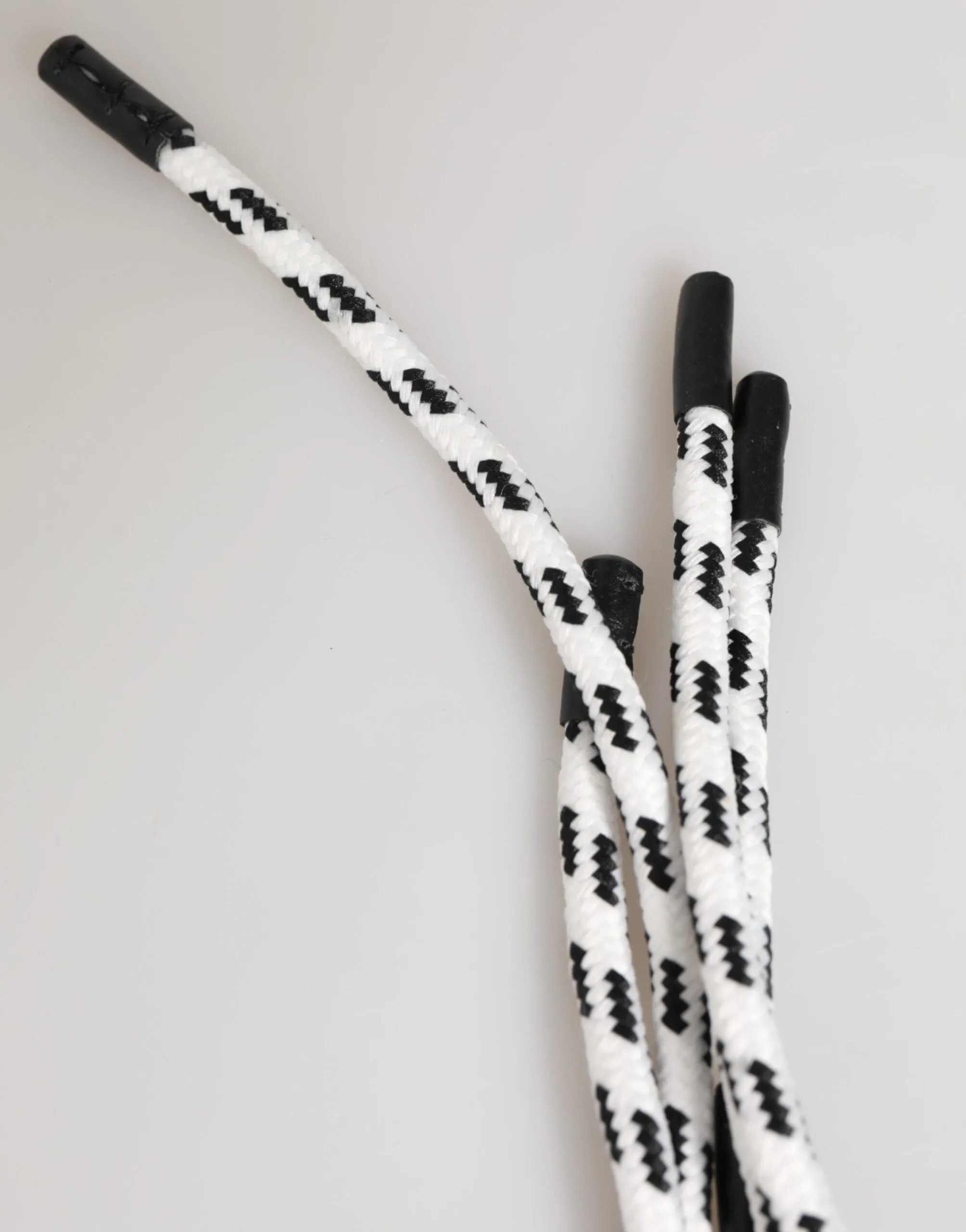 Dolce & Gabbana Black White Polyester Tape String DG Logo Keychain Keyring sold by Siebentaschen product image thumbnail 4