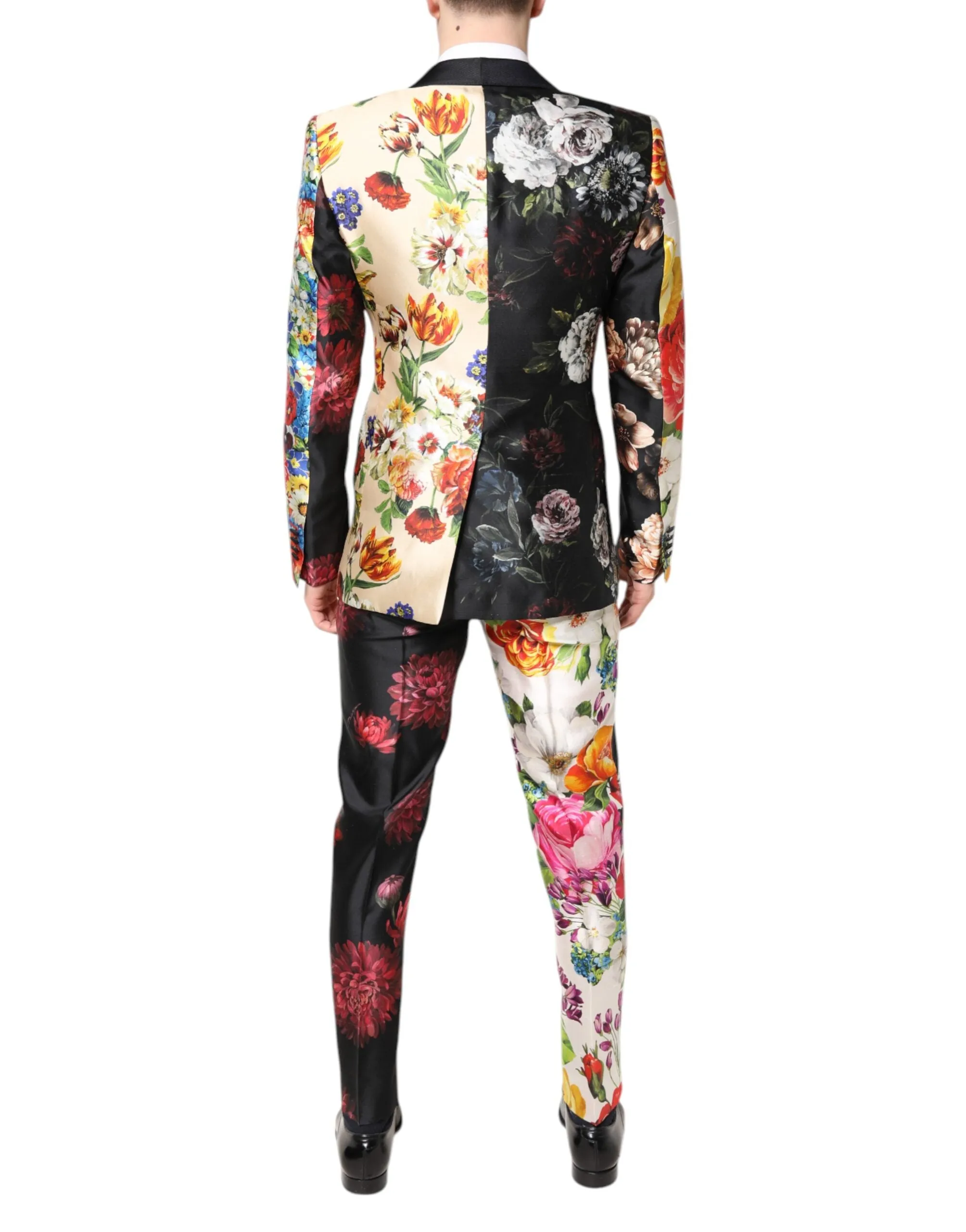 Dolce & Gabbana Multicolor Floral SICILIA Silk 3 Piece Suit sold by Siebentaschen product image thumbnail 4